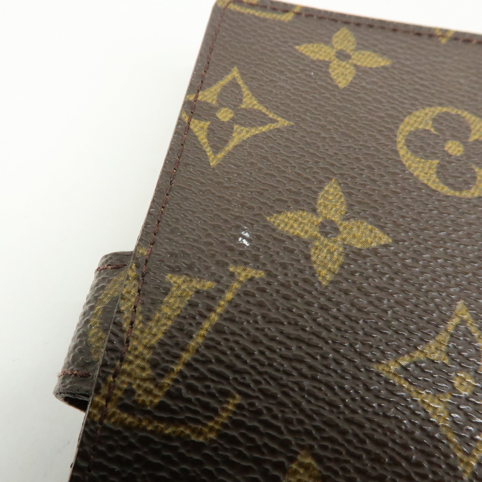 Louis Vuitton Monogram Agenda PM Planner Cover Brown R20005
