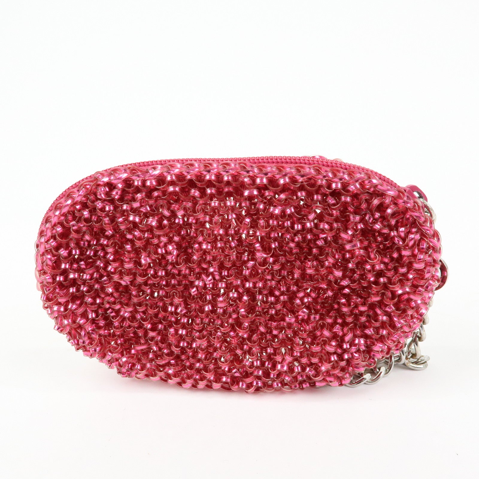 ANTEPRIMA Set of 2 Vinyl Wire Pouch Pink Multicolor