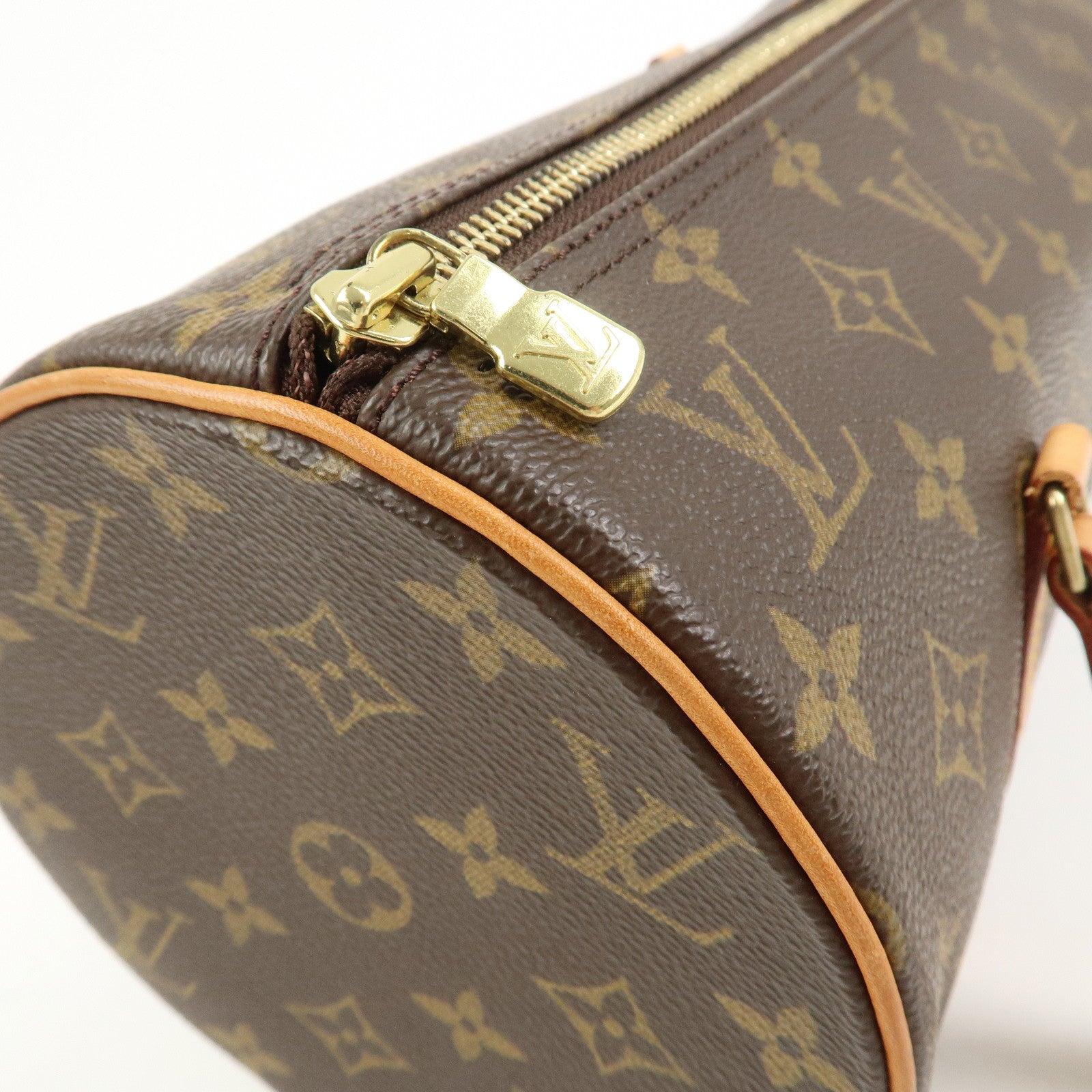 Louis Vuitton Monogram Papillon 30 Hand Bag New Style Brown M51385
