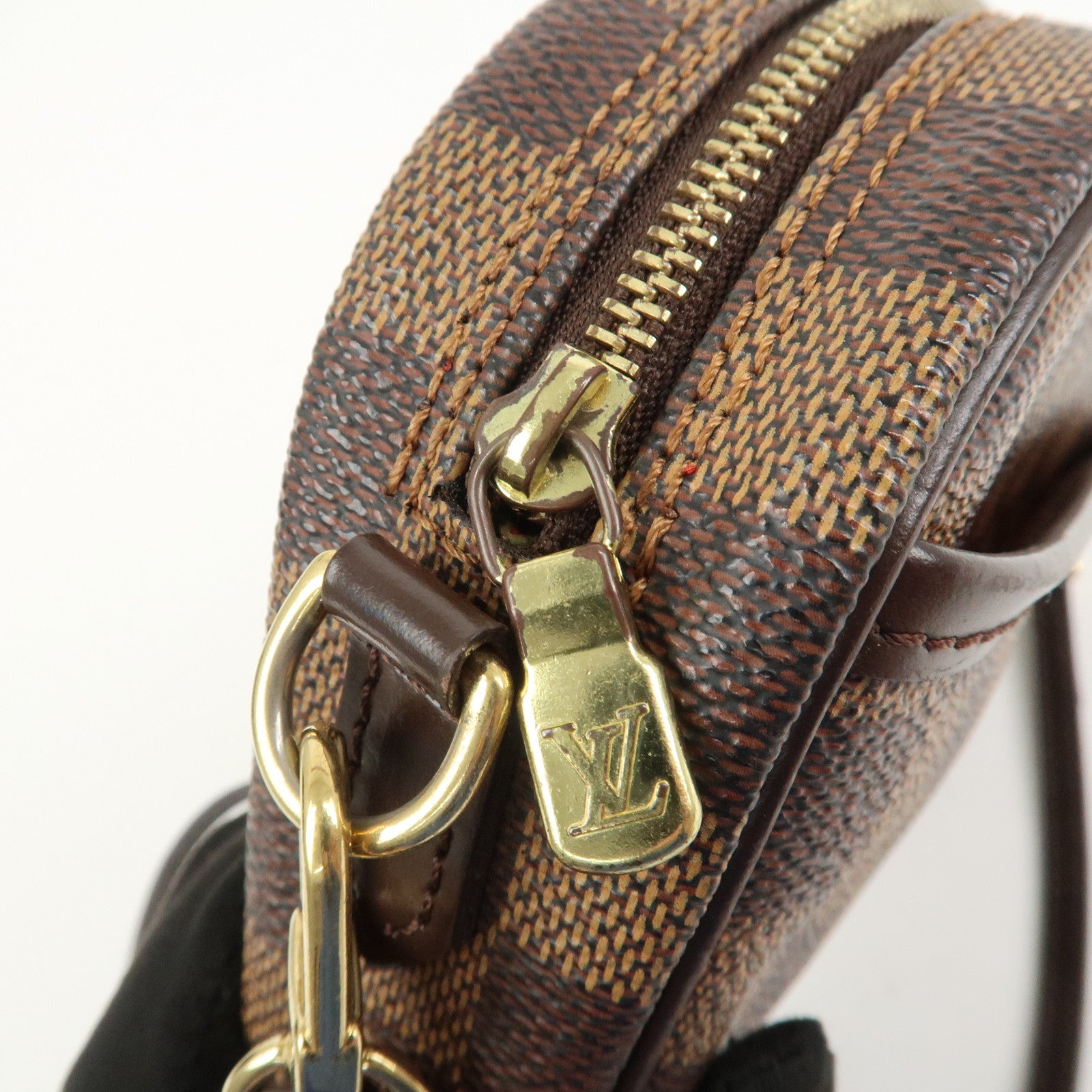 Louis Vuitton Damier Pochette Ipanema Shoulder Bag Ebene N51296