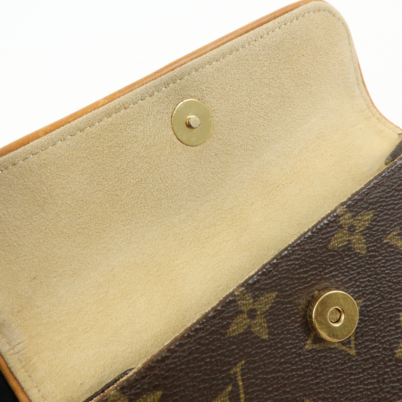 Louis Vuitton Monogram Pochette Florentine Waist Bag Belt XS M51855