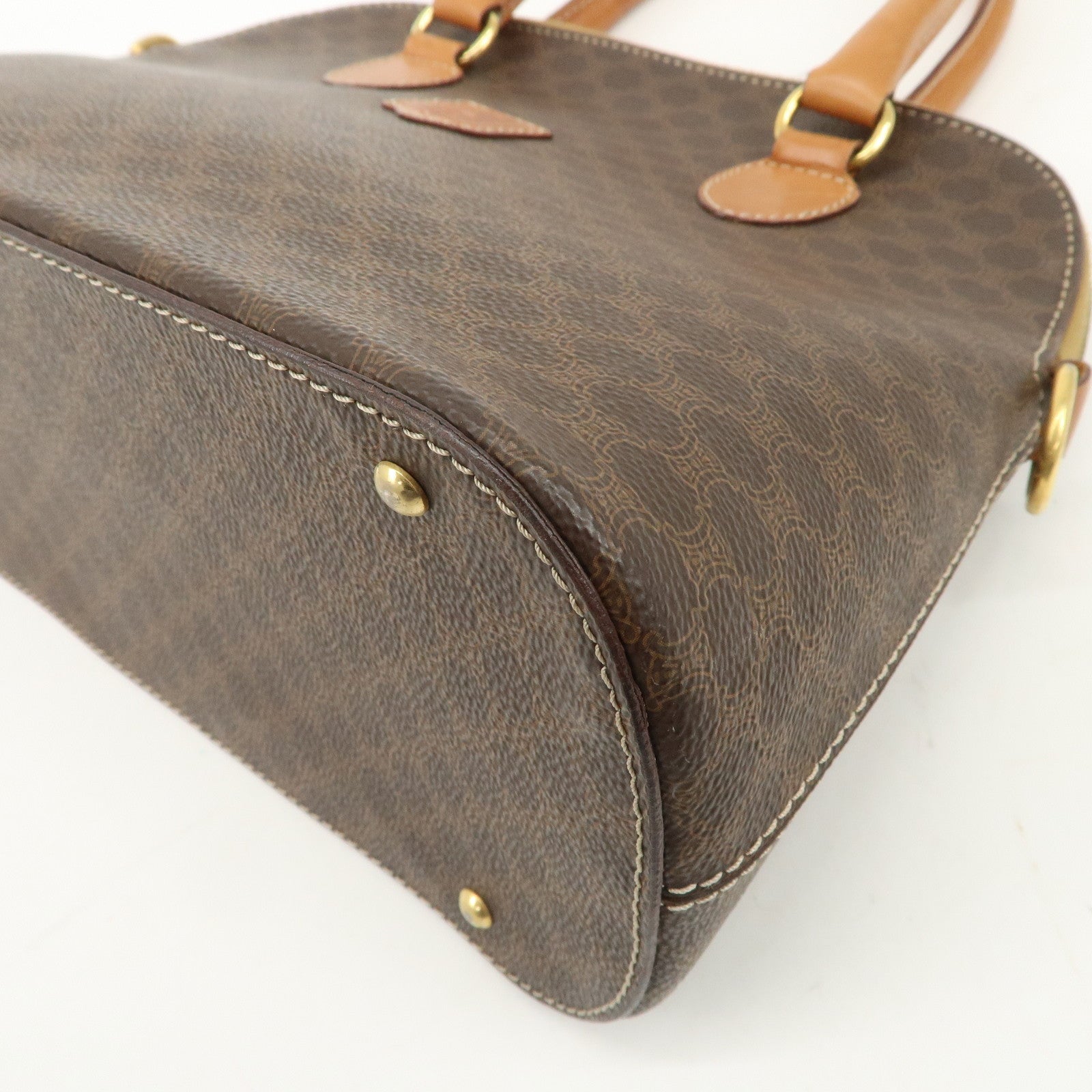 CELINE Macadam PVC Leather Hand Bag Shoulder Bag