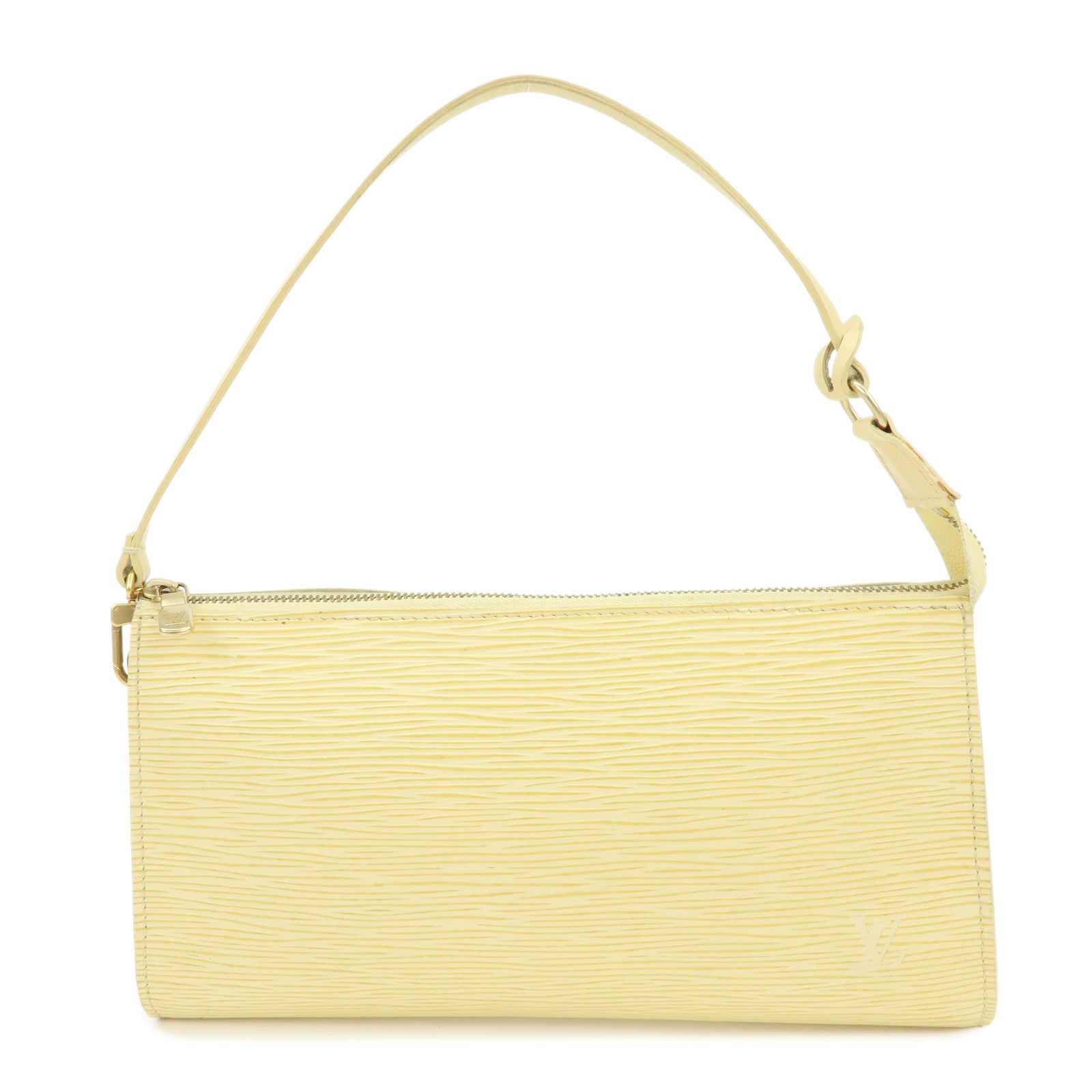 Louis Vuitton Epi Leather Pochette Accessoires Pouch Vanilla M5294A