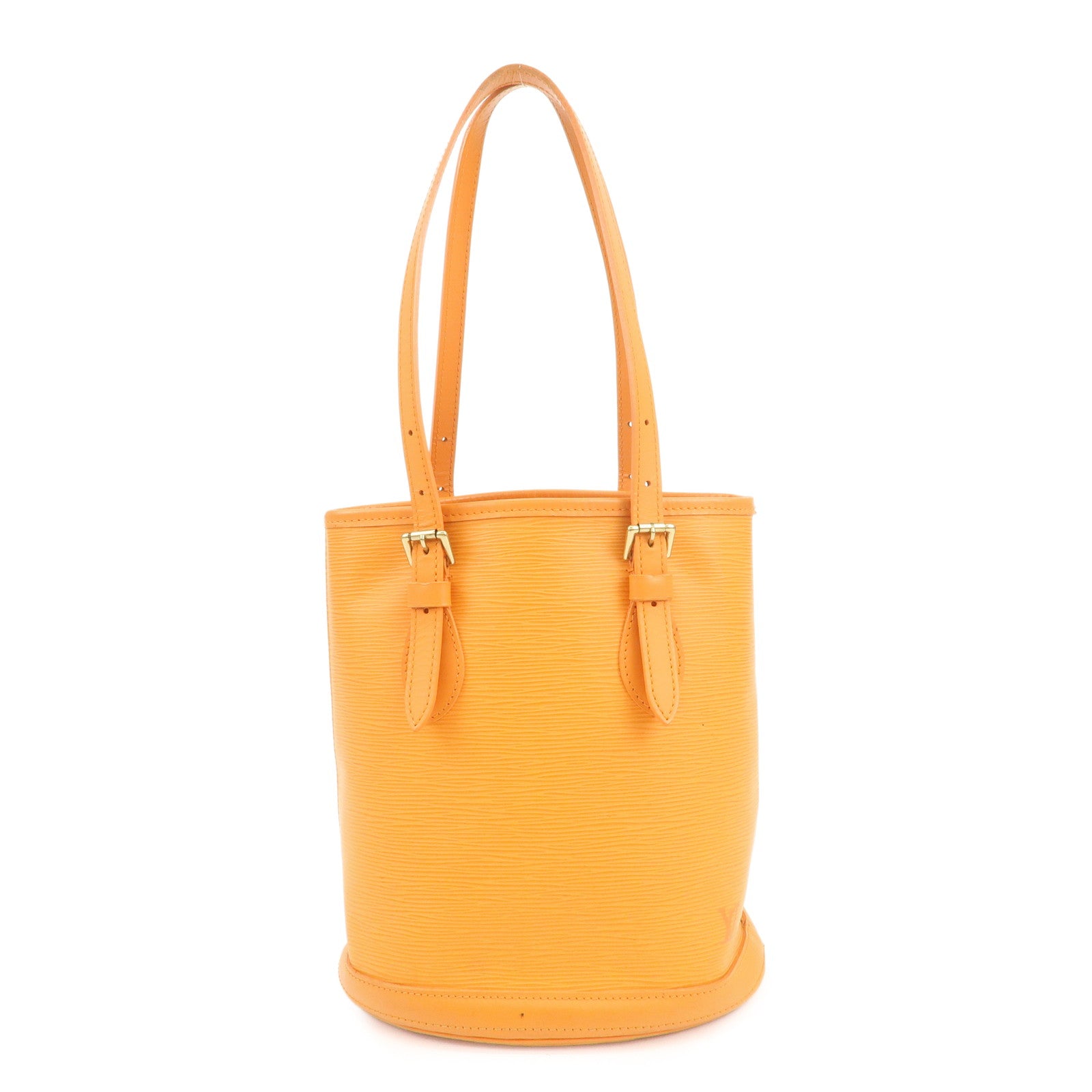 Louis Vuitton Epi Bucket PM Shoulder Bag Tote Bag Mandarin M5899H
