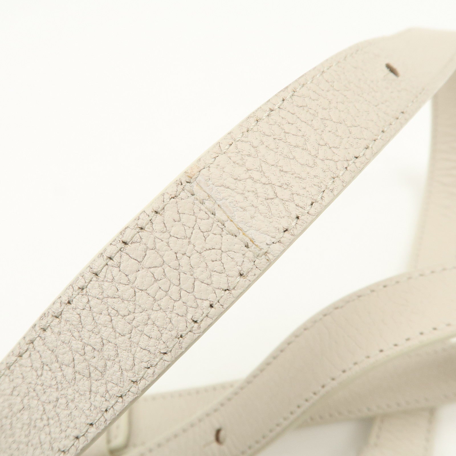 Chole See by Chloé Hana Leather Shoulder Bag Ivory Gold