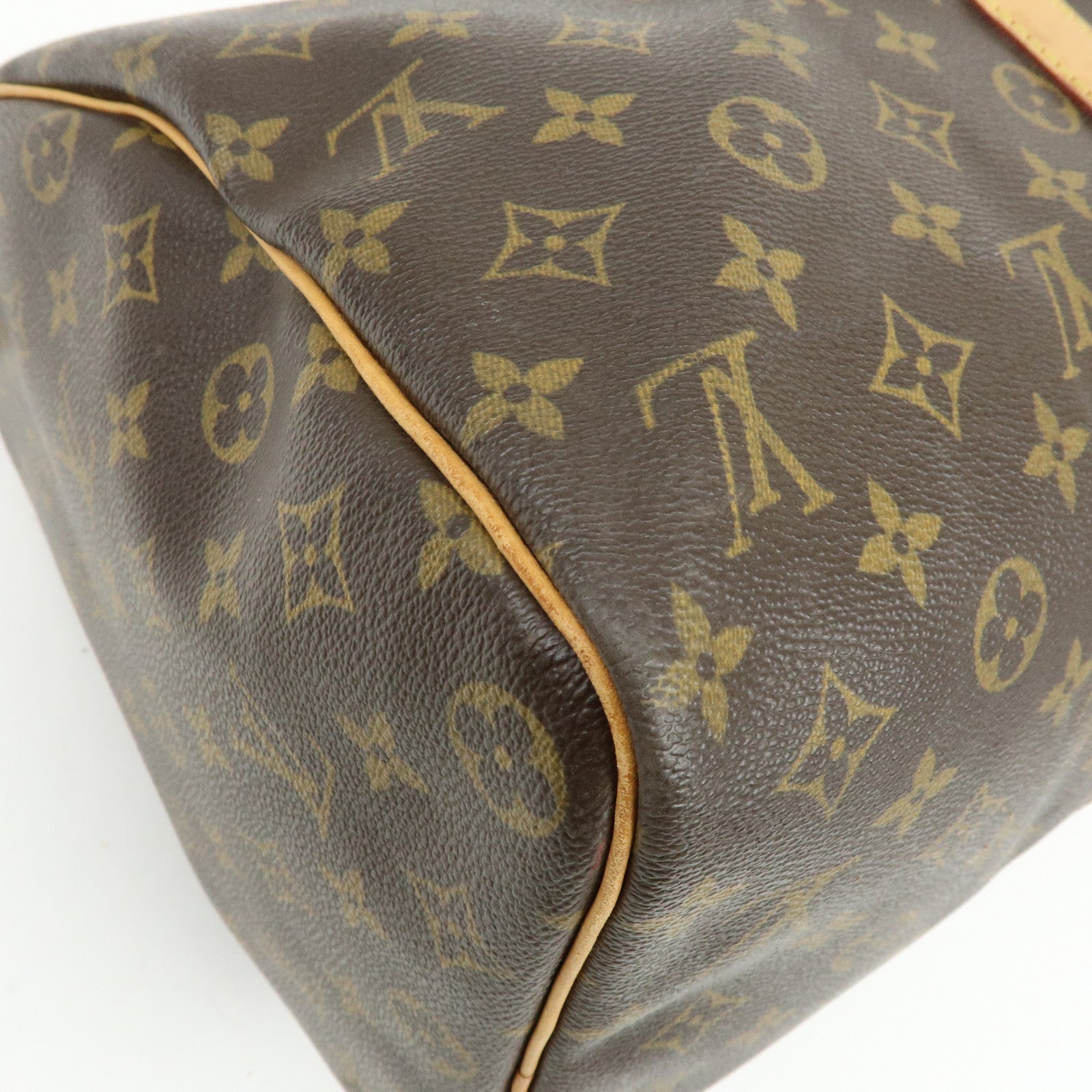 Louis Vuitton Monogram Keep All 45 Boston Bag Brown M41428