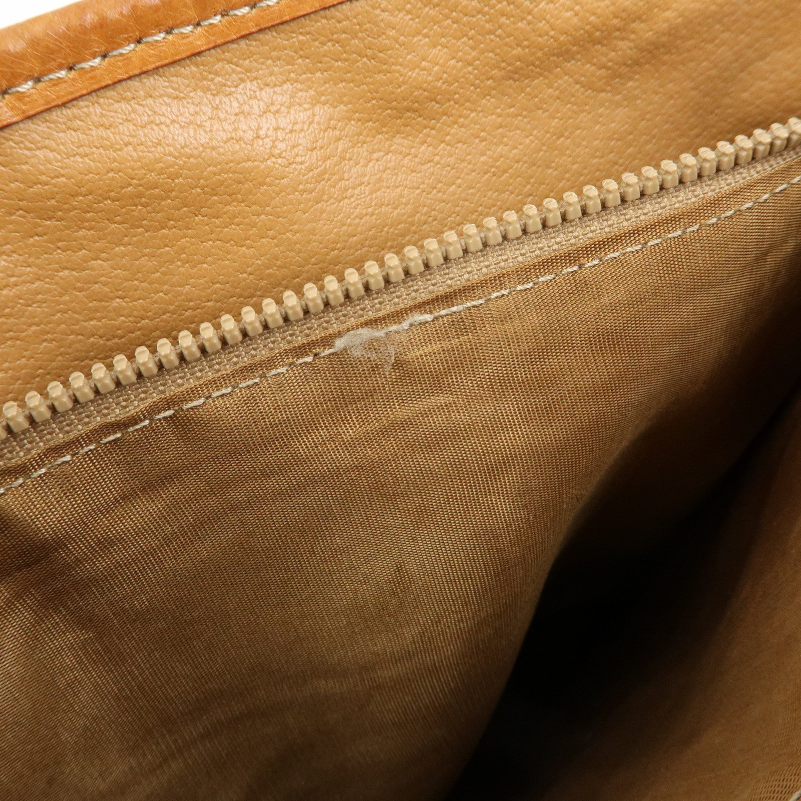 CELINE Macadam PVC Leather Tote Bag Hand Bag Shoulder Bag Brown