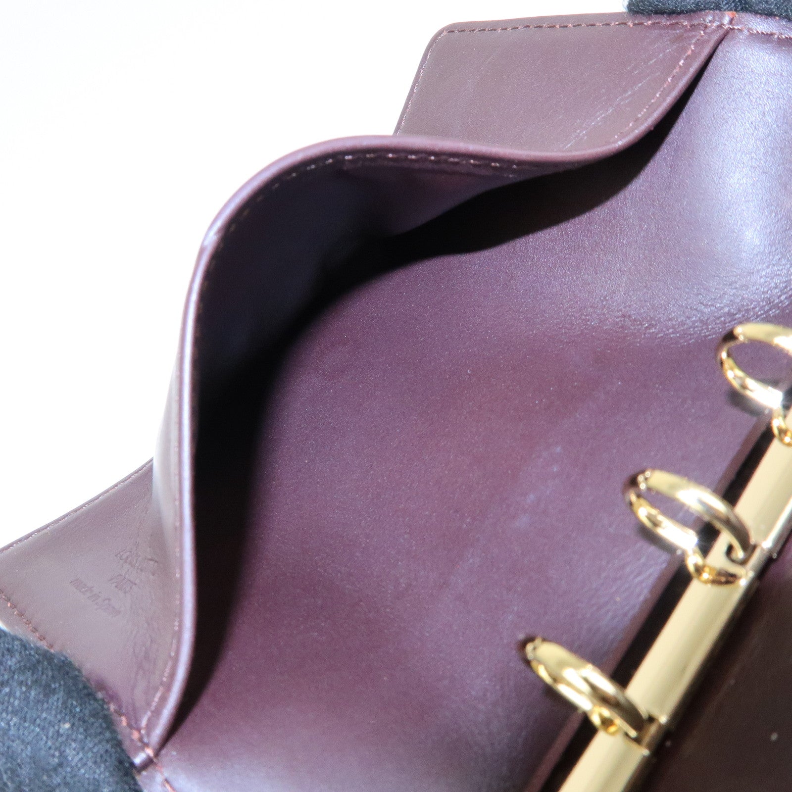 Louis Vuitton Monogram Vernis Leather Agenda PM Amarante R21026