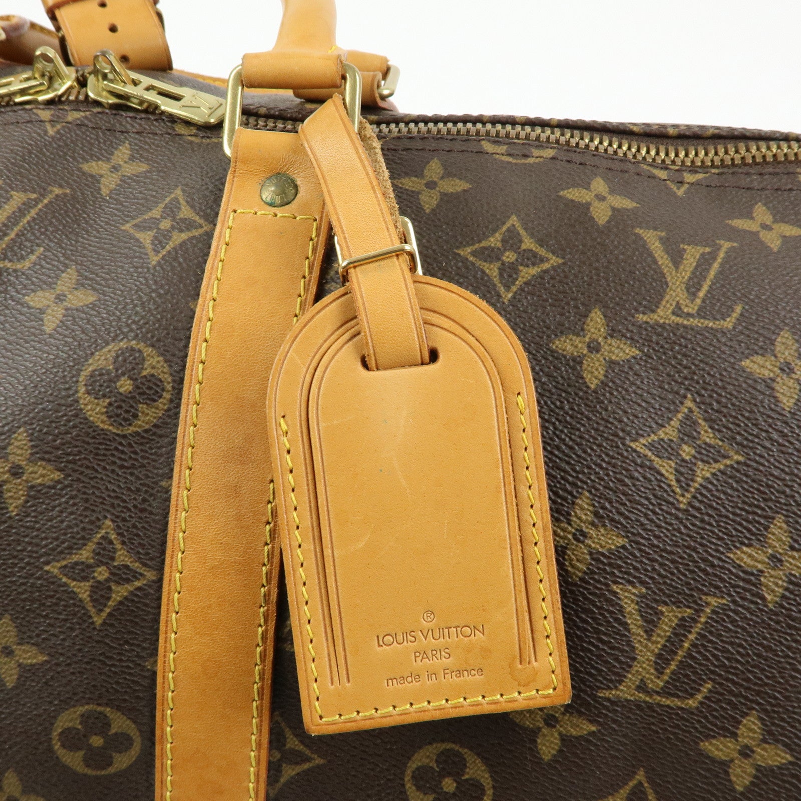 Louis Vuitton Monogram Keep All Bandouliere 55 Boston Bag M41414