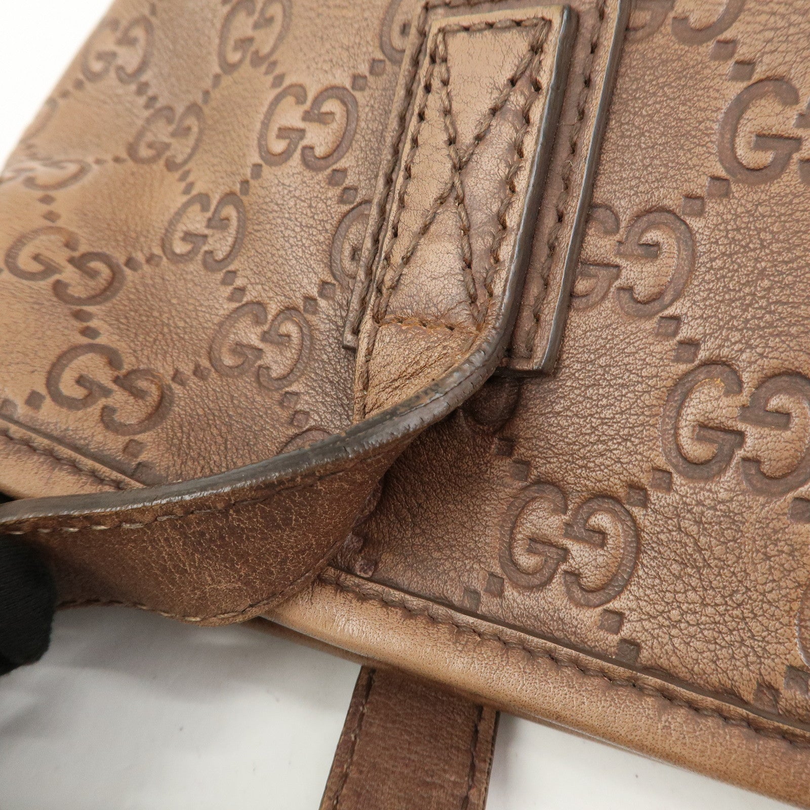 GUCCI Guccissima Leather Tote Bag Shoulder Bag Hand Bag 211136