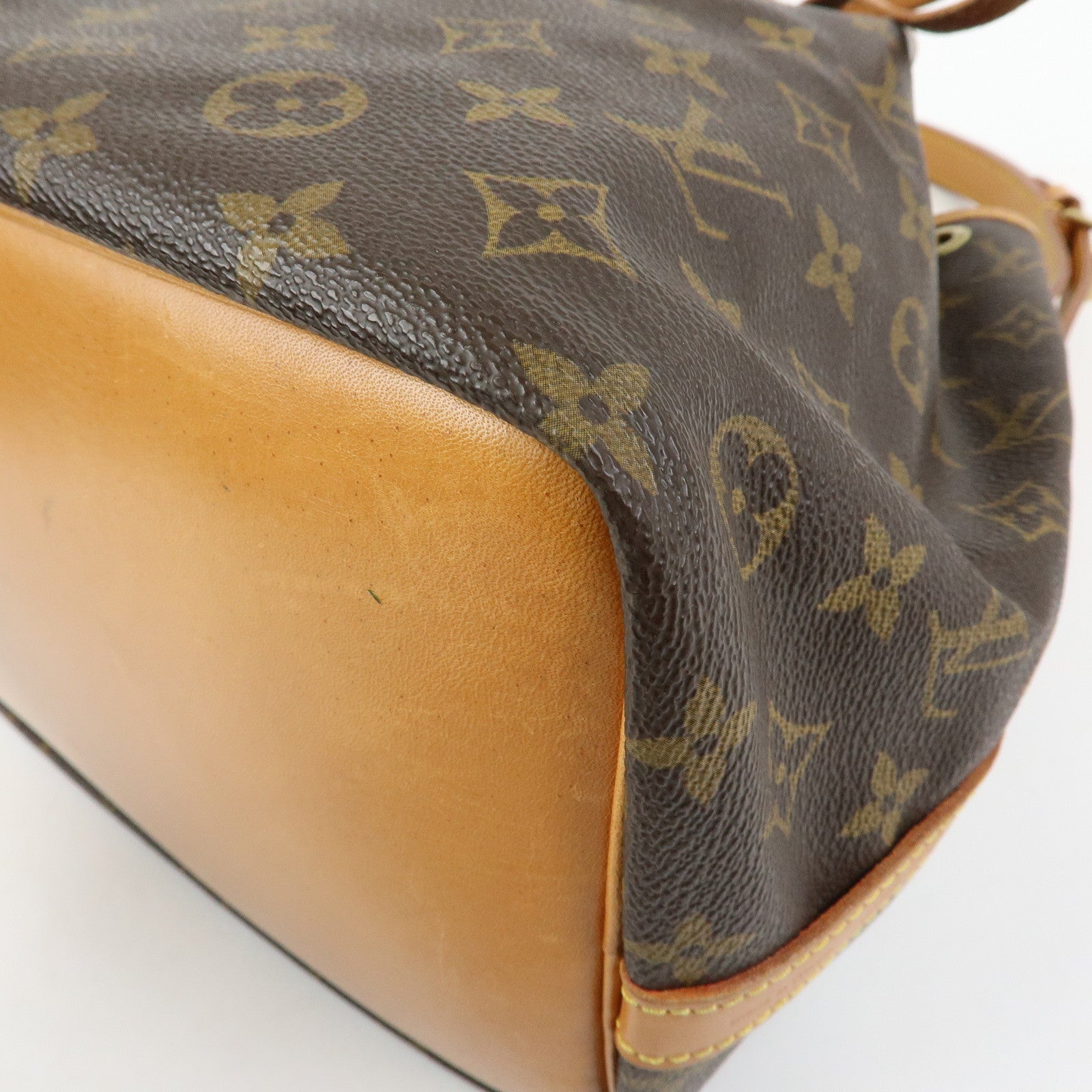Louis Vuitton Monogram Petit Noe Shoulder Bag Brown M42226