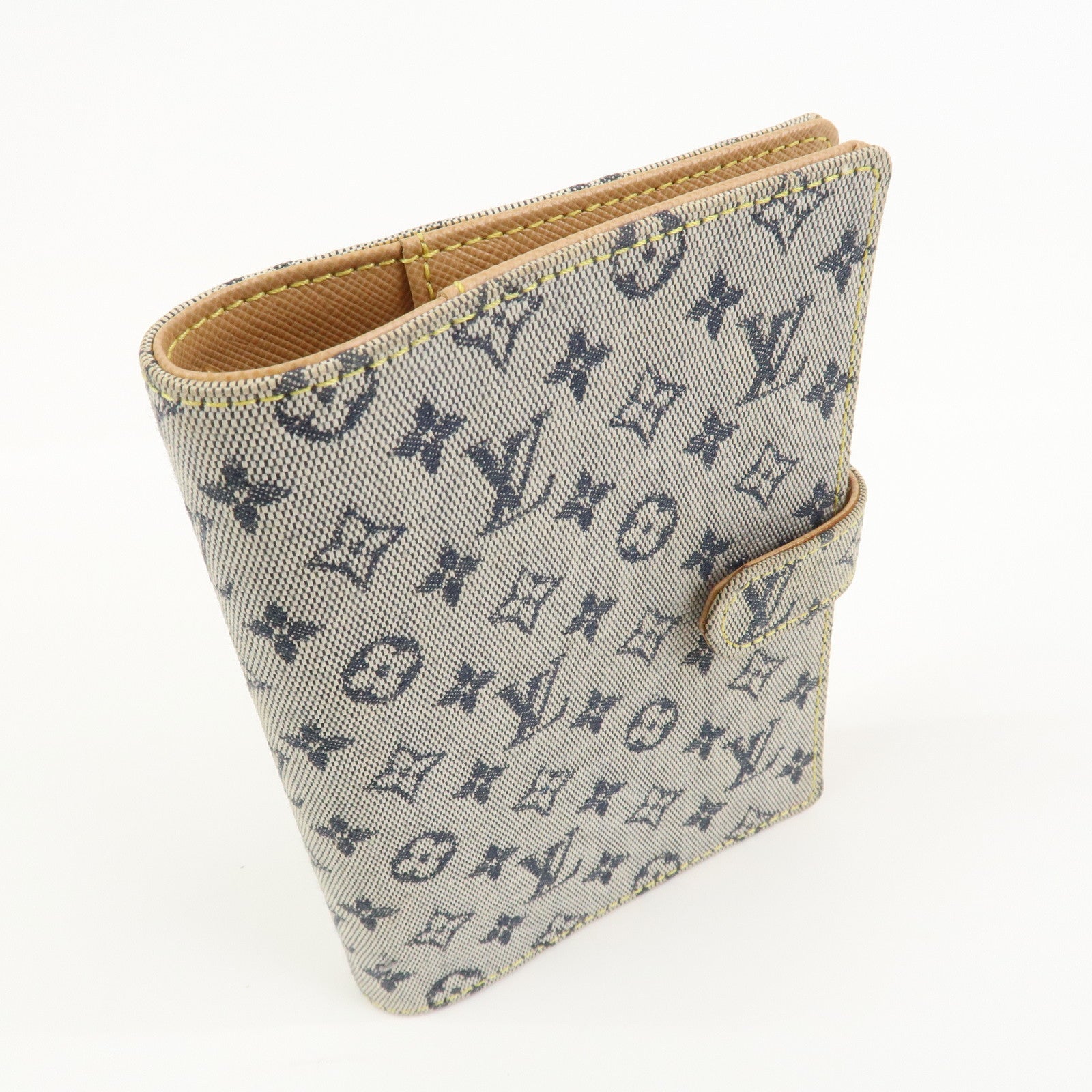 Louis Vuitton Monogram Mini Agenda PM Planner Cover Blue R20910