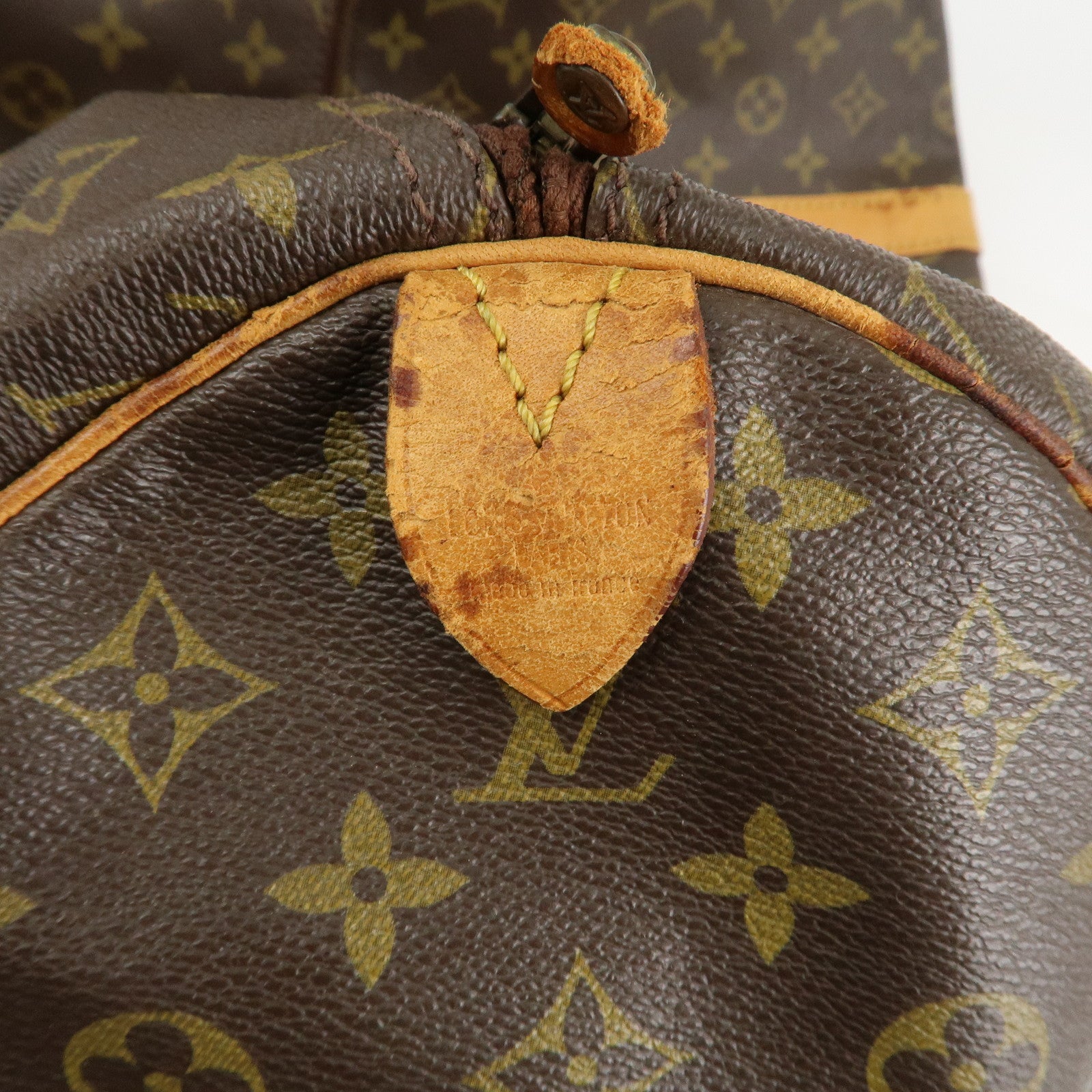 Louis Vuitton Monogram Keep All 60 Boston Bag Brown M41422 Used
