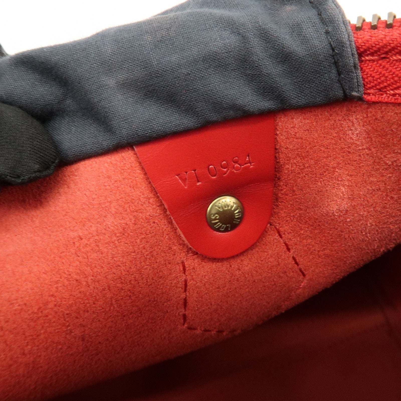 Louis Vuitton Epi Leather Speedy 30 Boston Bag Castilian Red M43007