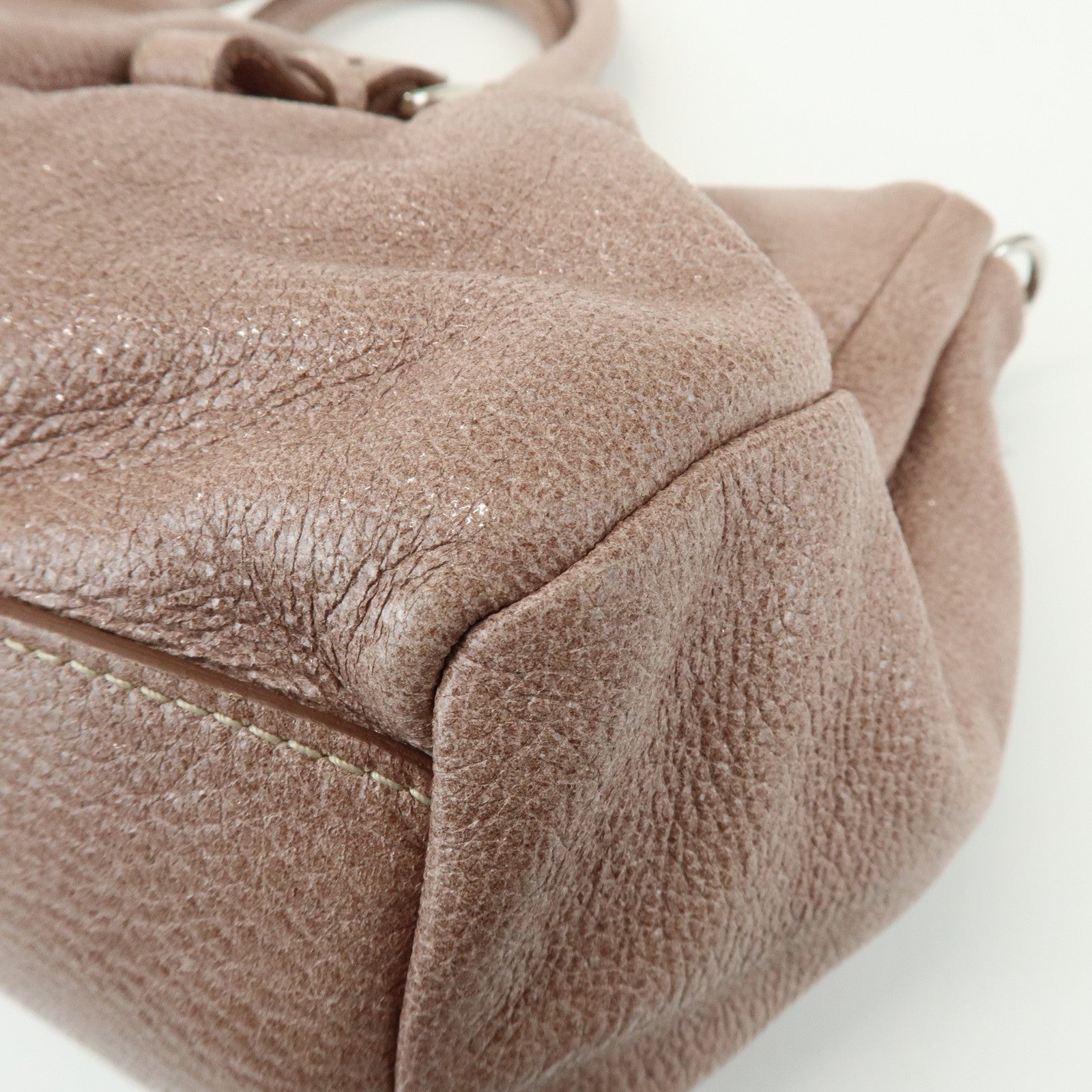 PRADA 2Way Bag Hand Bag Shoulder Bag Pink Beige BN1602