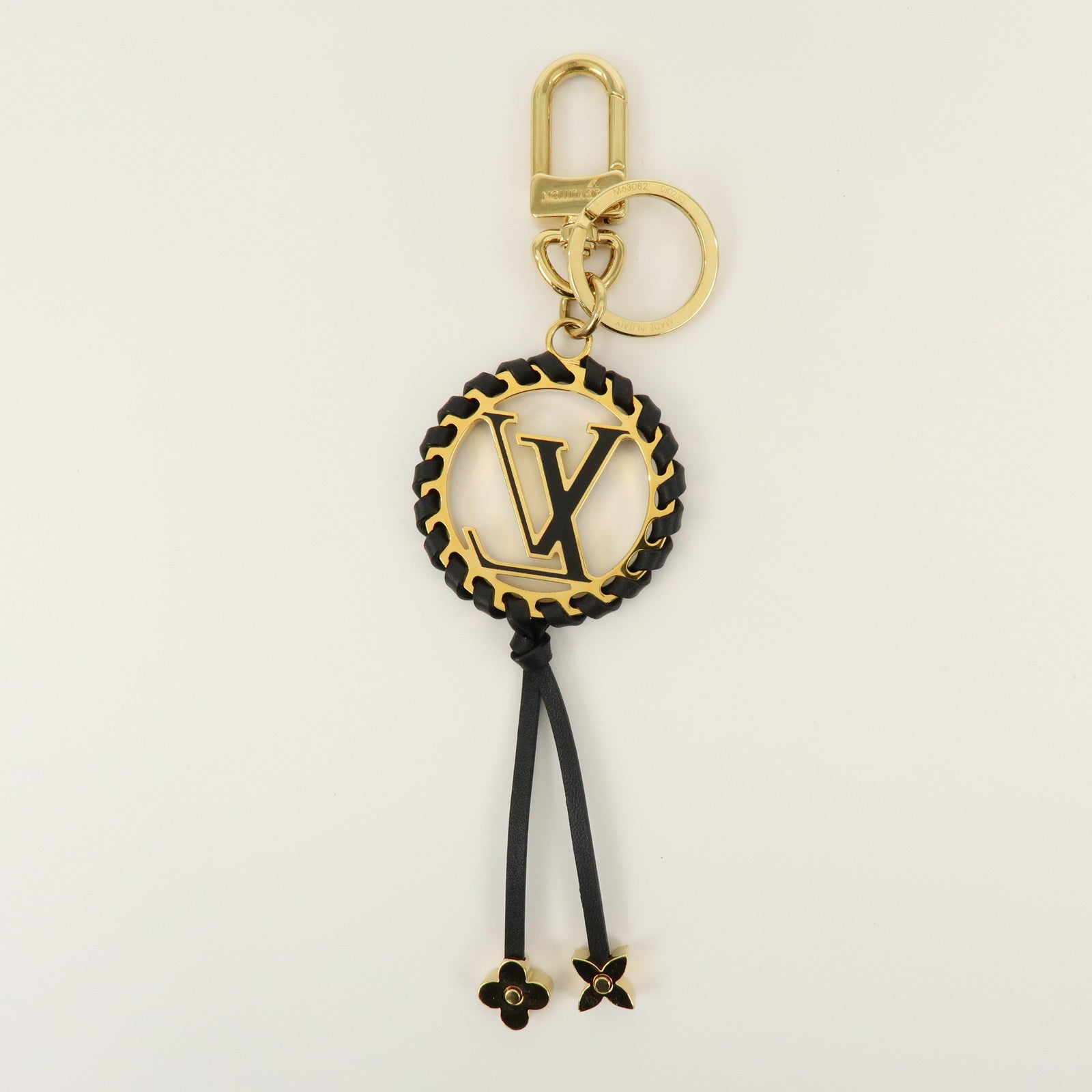 Louis Vuitton Porte Cles Very LV Circle Bag Charm Black M63082