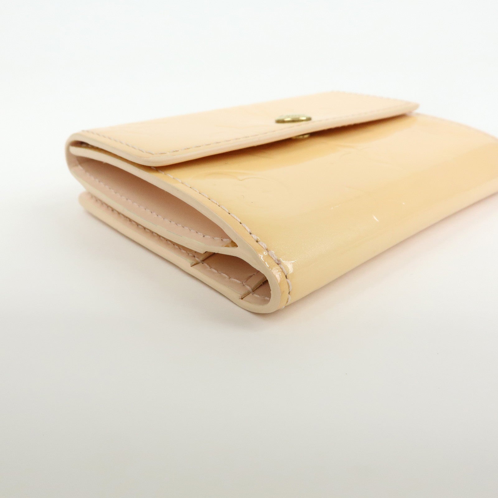 Louis Vuitton Vernis Ludlow Coin Case Marshmallow Pink M91355