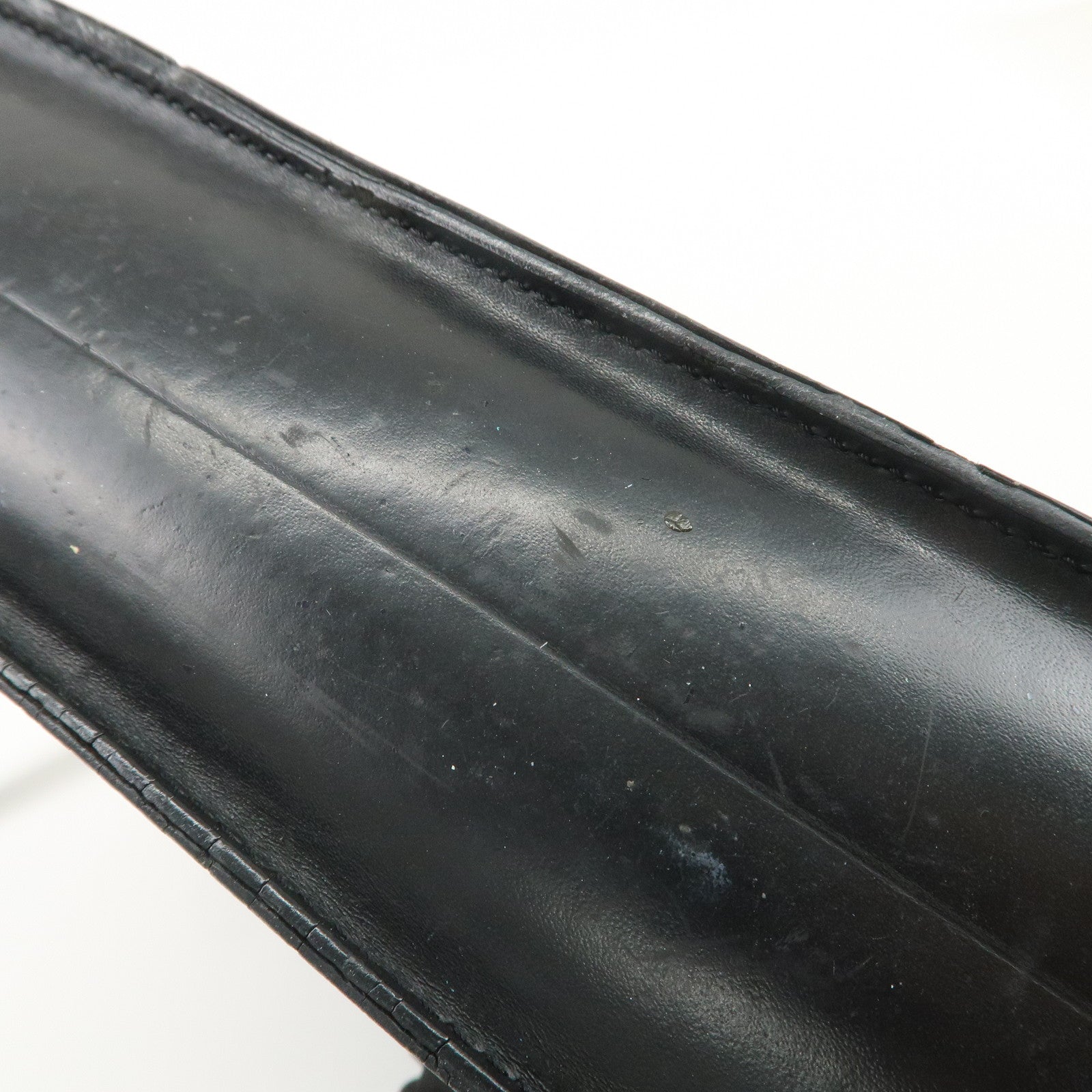 Louis Vuitton Epi Sellier Dragonne Clutch Bag Noir Black M52612