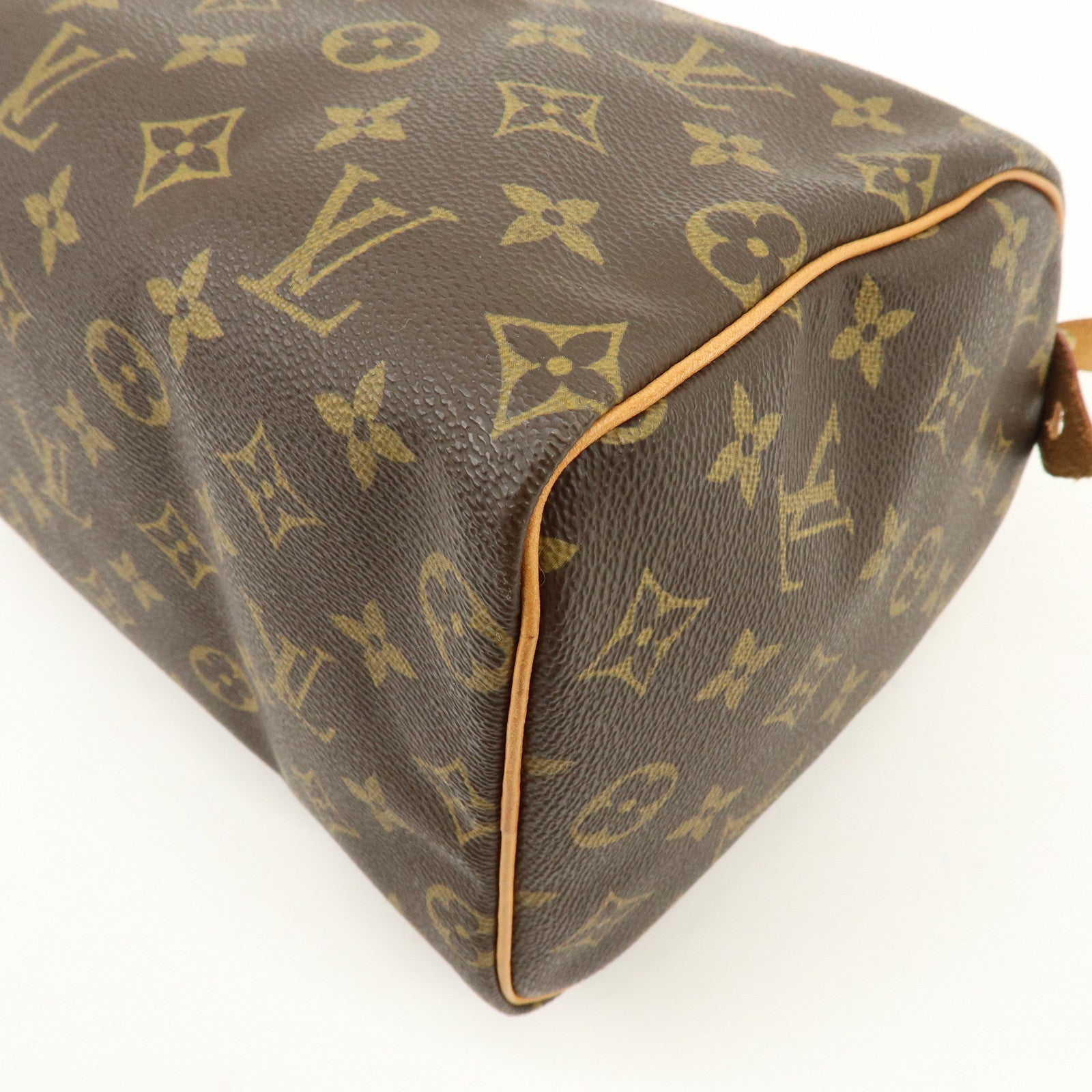 Louis Vuitton Monogram Speedy 25 Boston Bag Hand Bag Brown M41528