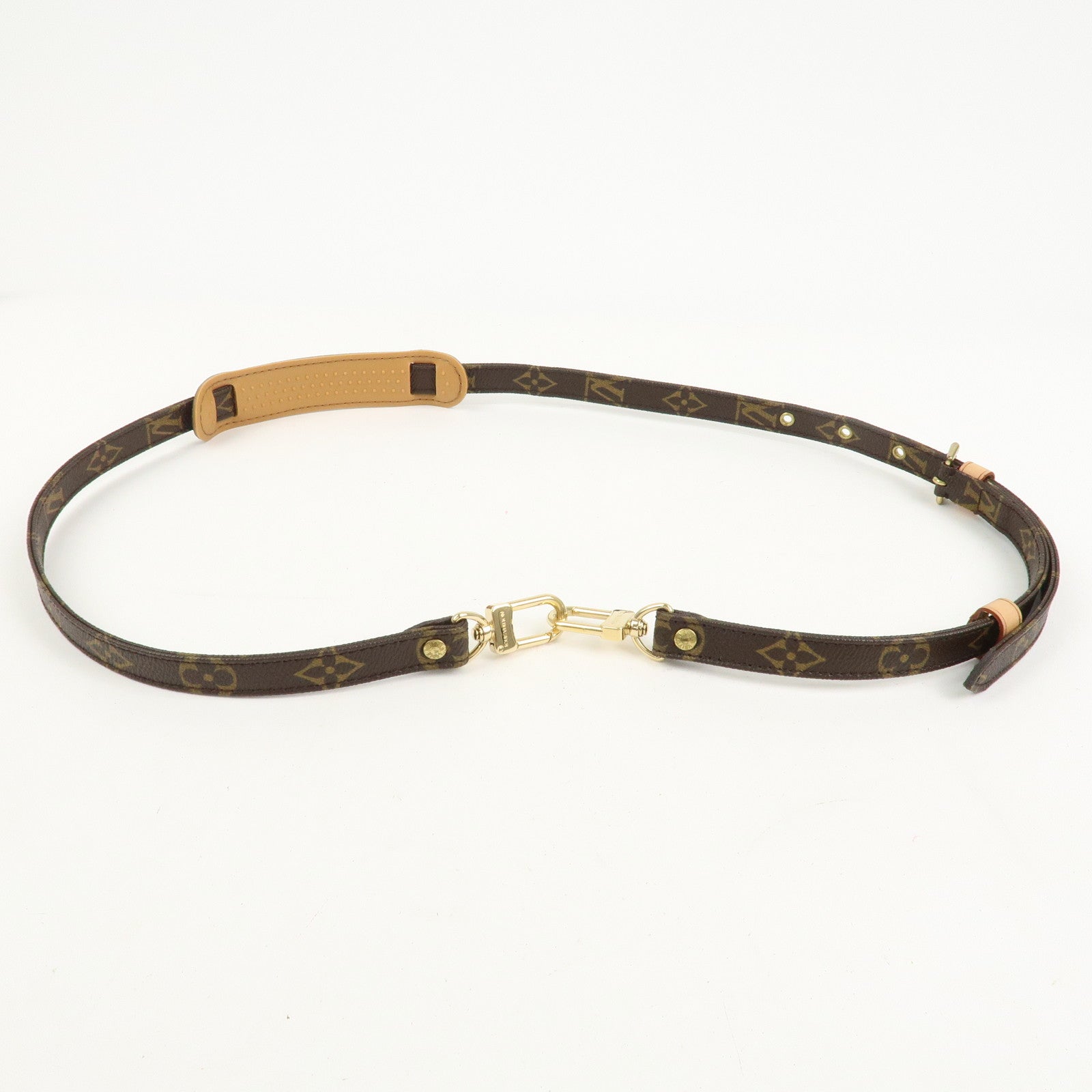 Louis Vuitton Monogram Leather Shoulder Strap 100cm 1.6cm Brown