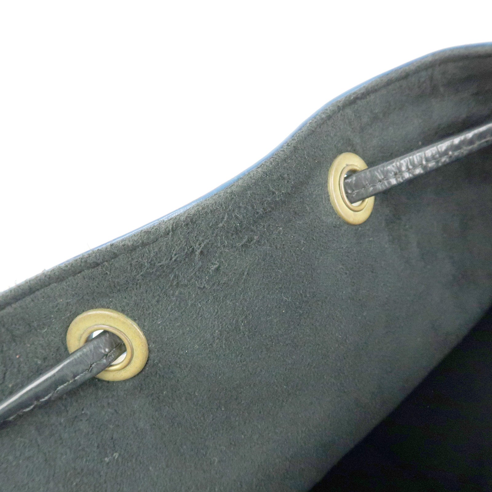 Louis Vuitton Epi Petit Noe Bicolor Shoulder Bag Blue Noir Ｍ44152