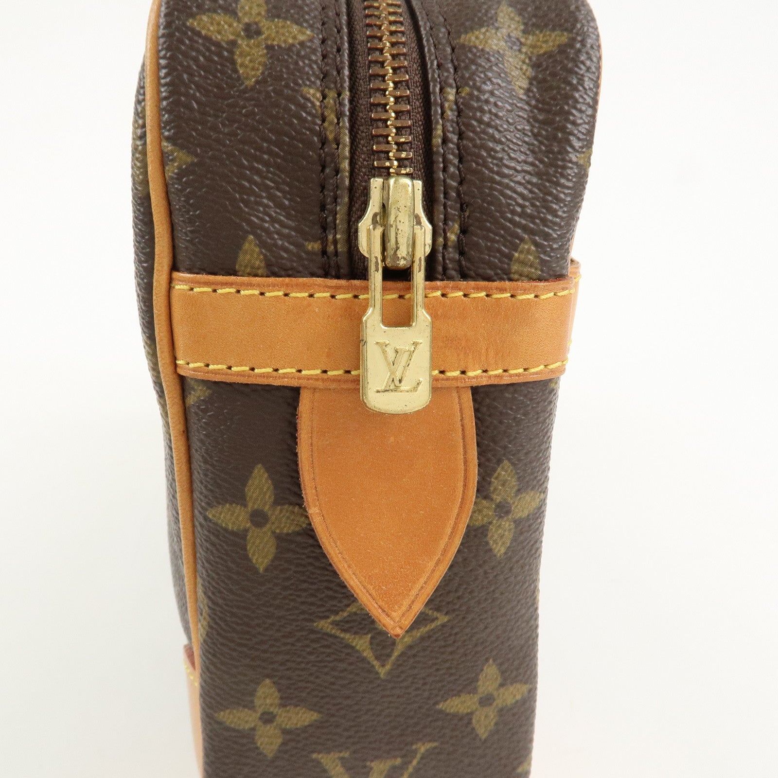 Louis Vuitton Monogram Compiegne 28 Pouch Clutch Bag Brown M51845 Used