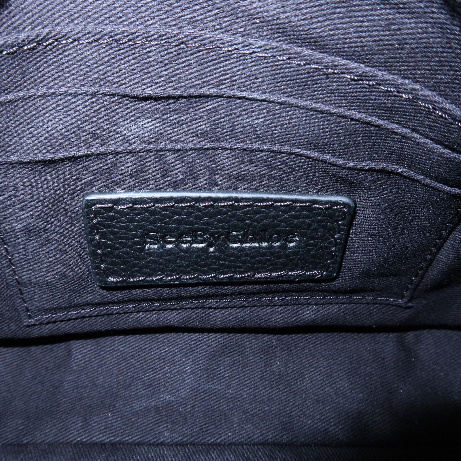 Chloe See by Chloe Joan 2WAY Bag Shoulder Bag Hand Bag Black