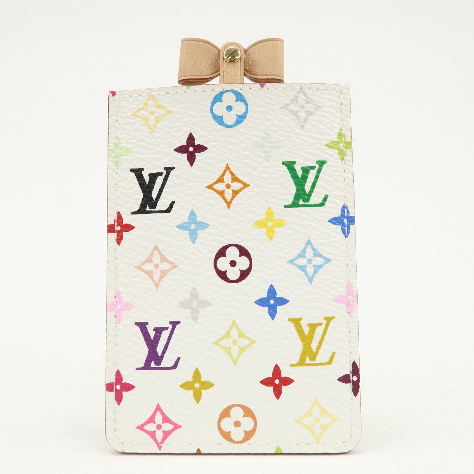 Louis Vuitton Monogram Etui Miroir Multicolor Blanc M92651