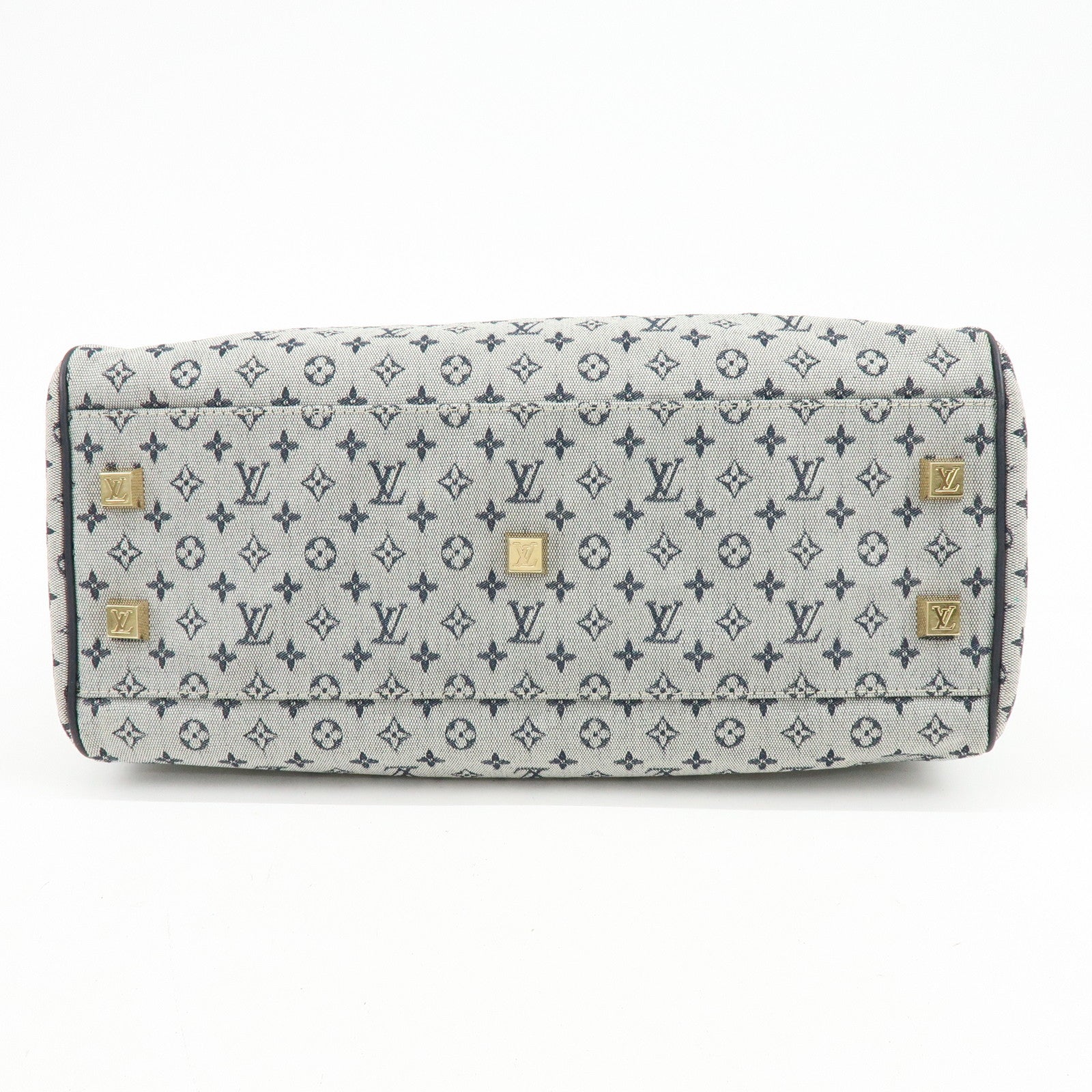 Louis Vuitton Monogram Mini Josephine GM Hand Bag Blue M92211