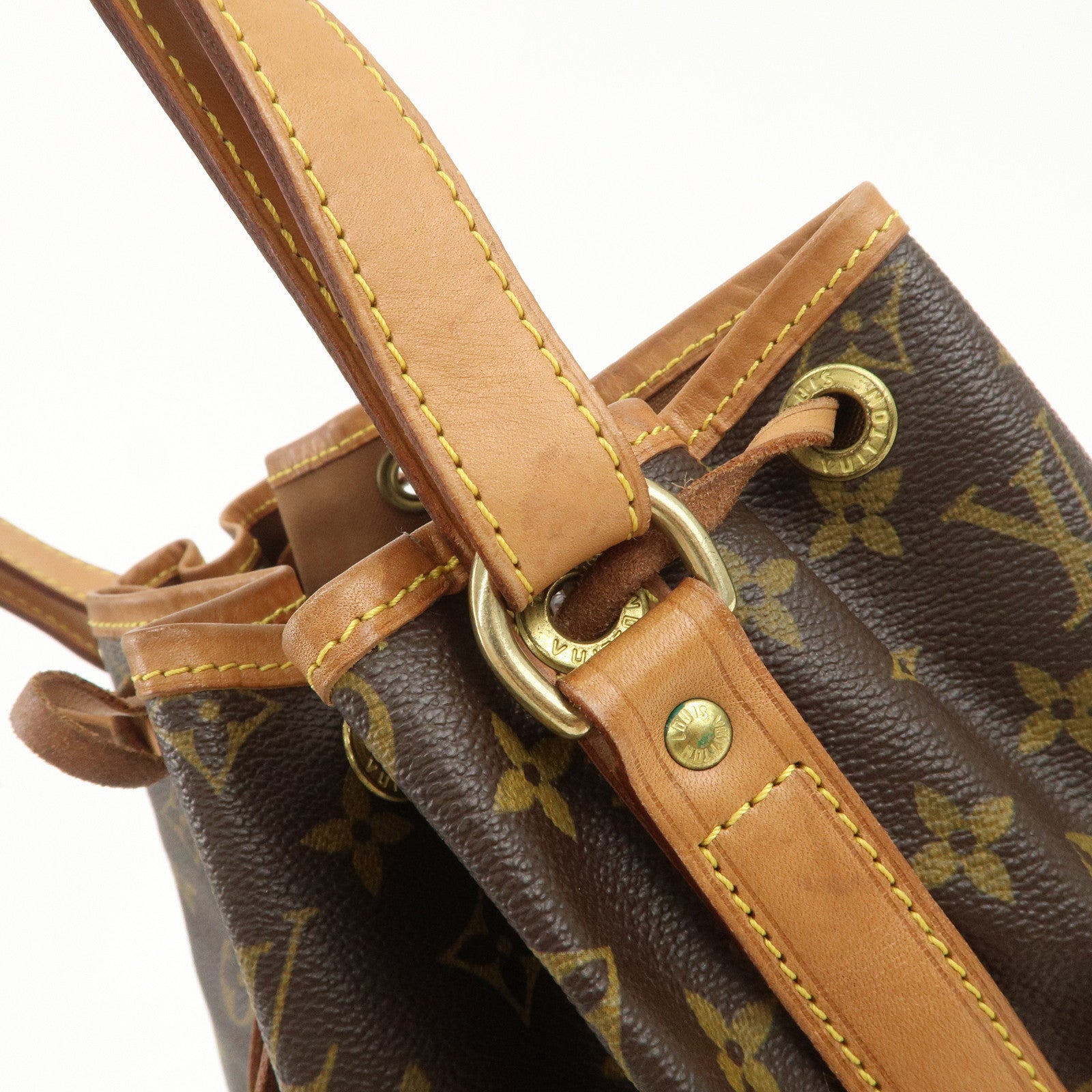Louis Vuitton Monogram Noe Shoulder Bag Hand Bag Brown M42224
