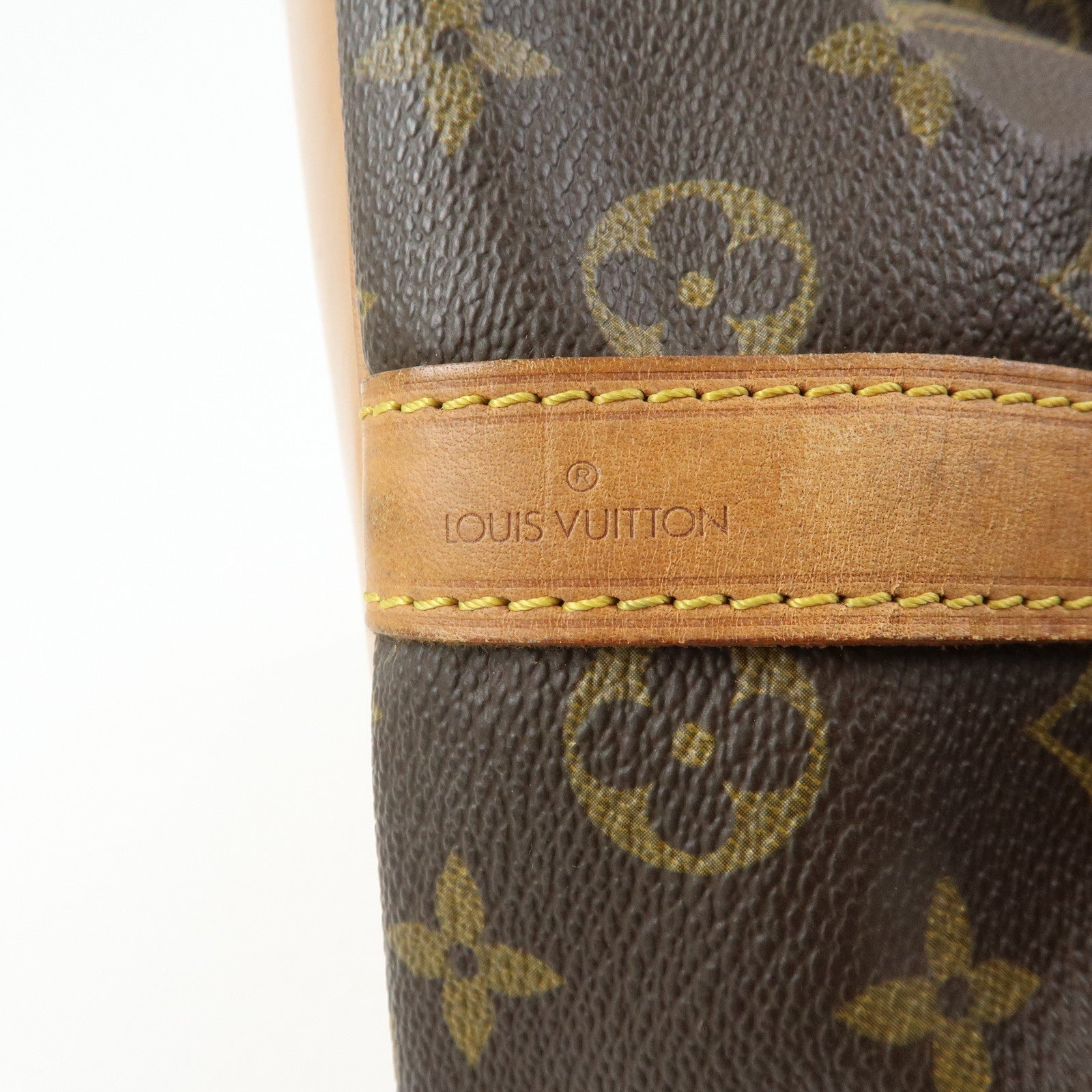 Louis Vuitton Monogram Petit Noe Shoulder Bag Brown M42226