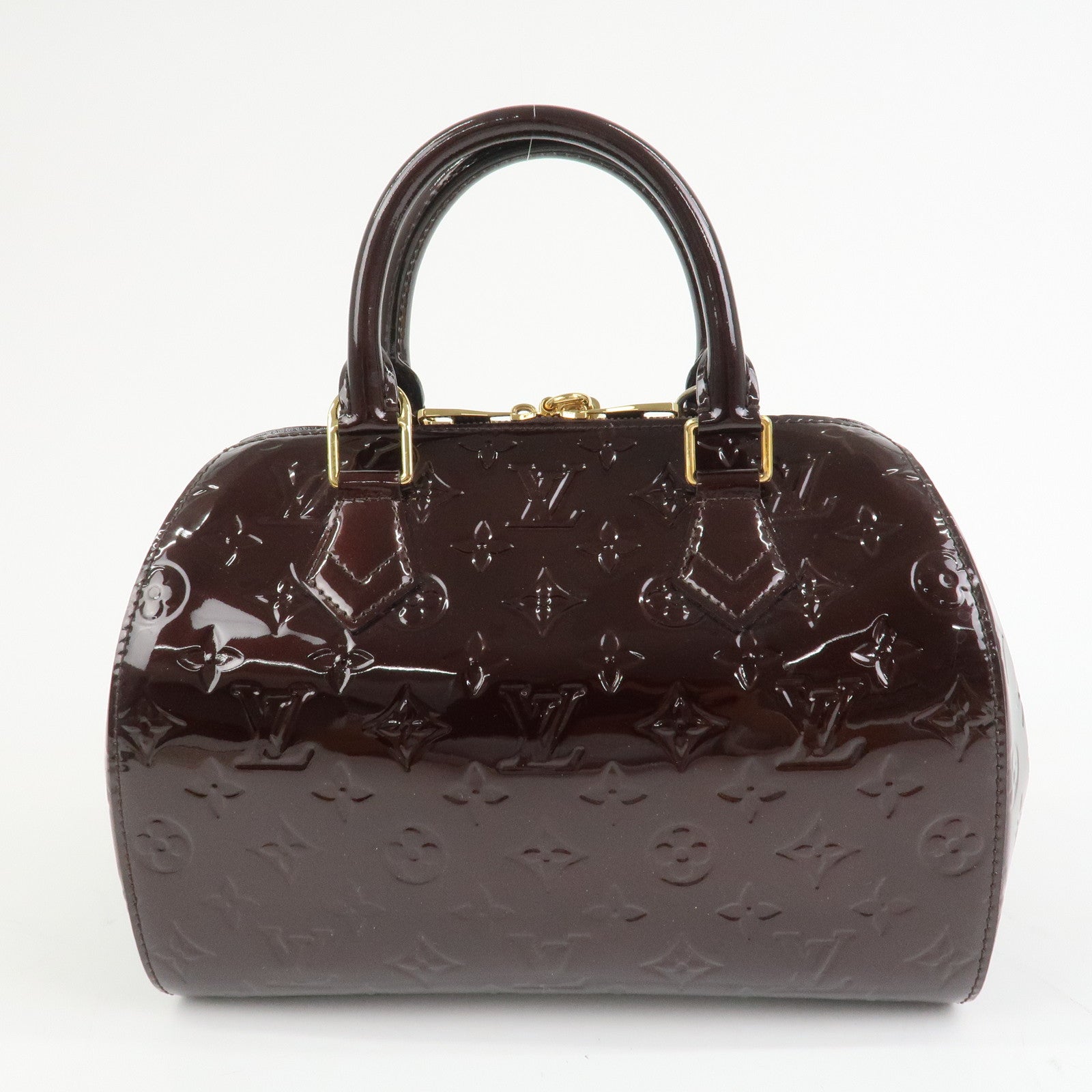 Louis Vuitton Monogram Vernis Montana Hand Bag Amarante M90057