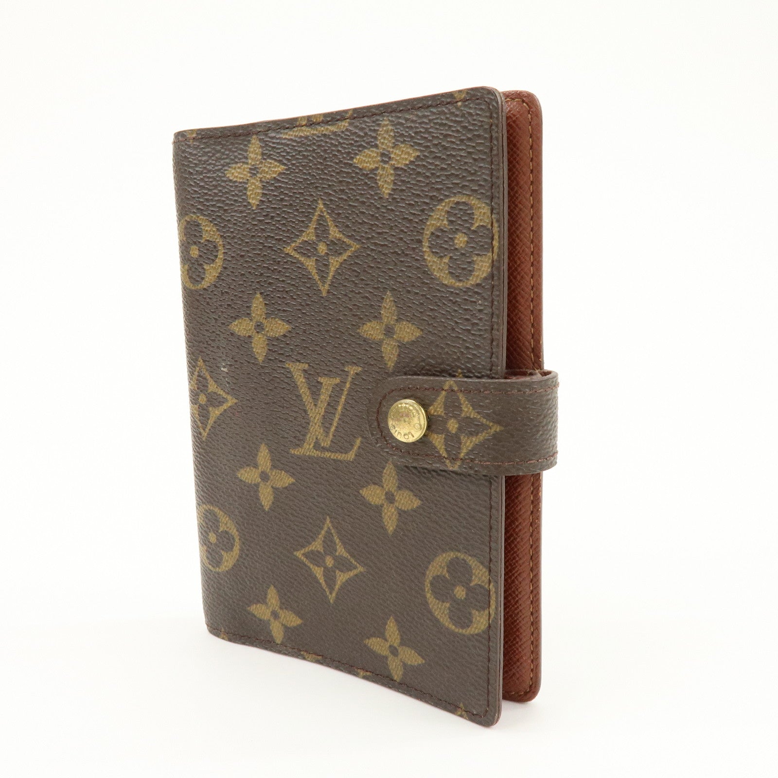 Louis Vuitton Monogram Agenda PM Planner Cover Brown R20005