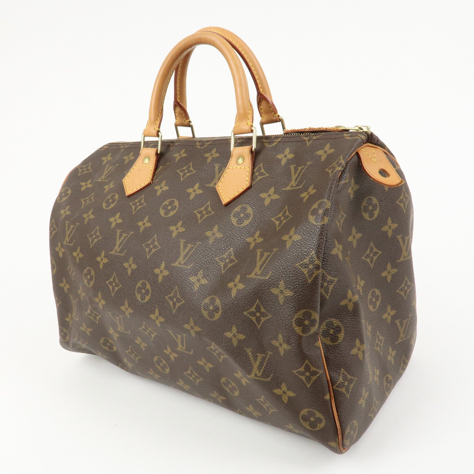 Louis Vuitton Monogram Canvas Speedy 35 Boston Bag Hand Bag M41524