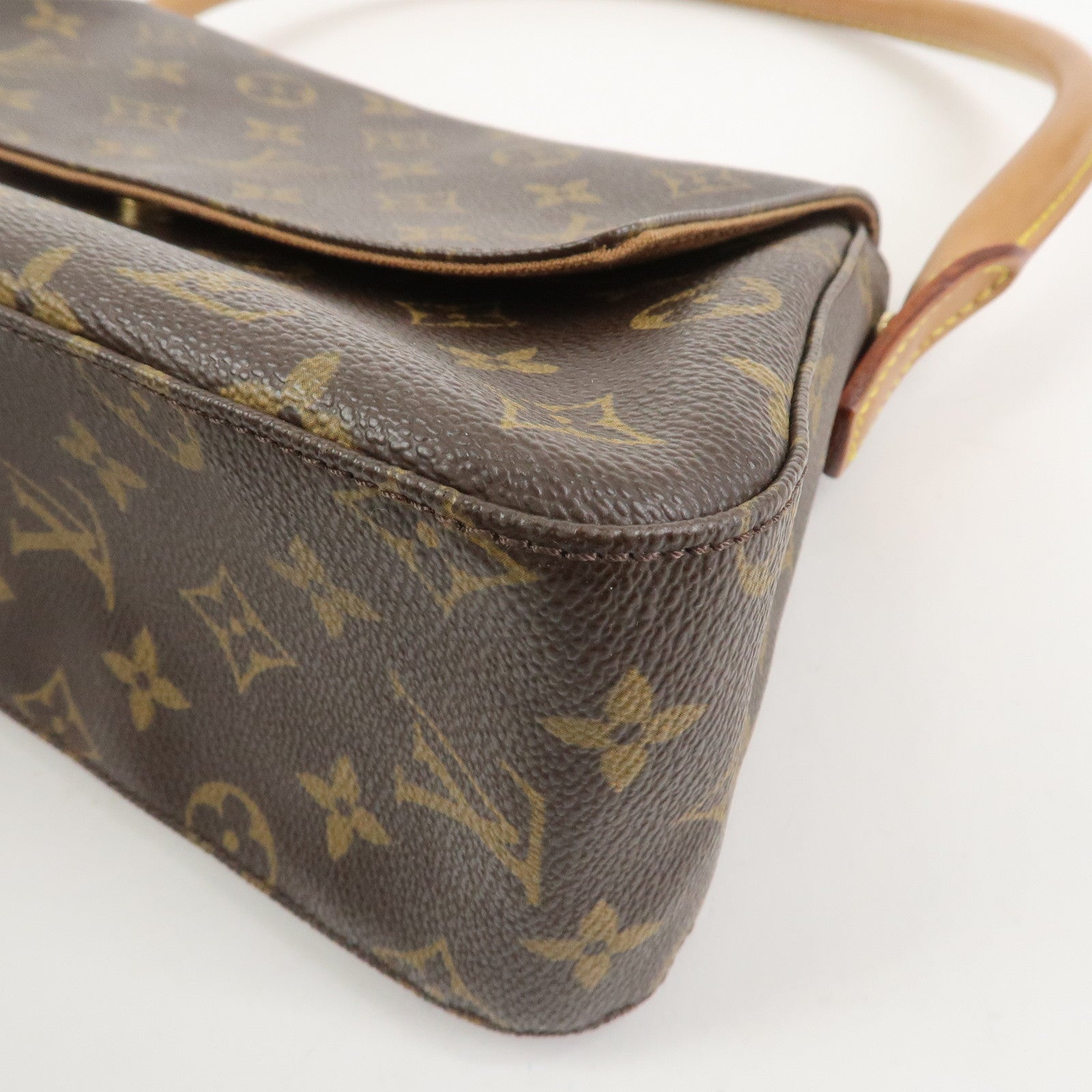 Louis Vuitton Monogram Mini Looping Shoulder Bag Brown M51147