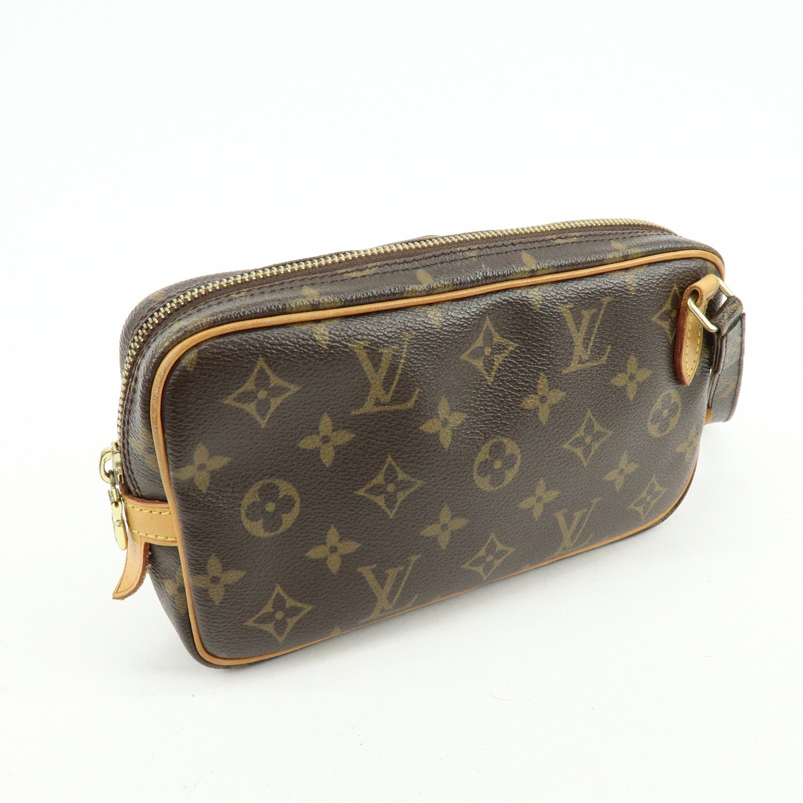 Louis Vuitton Monogram Pochette Marly Bandouliere Bag Brown M51828