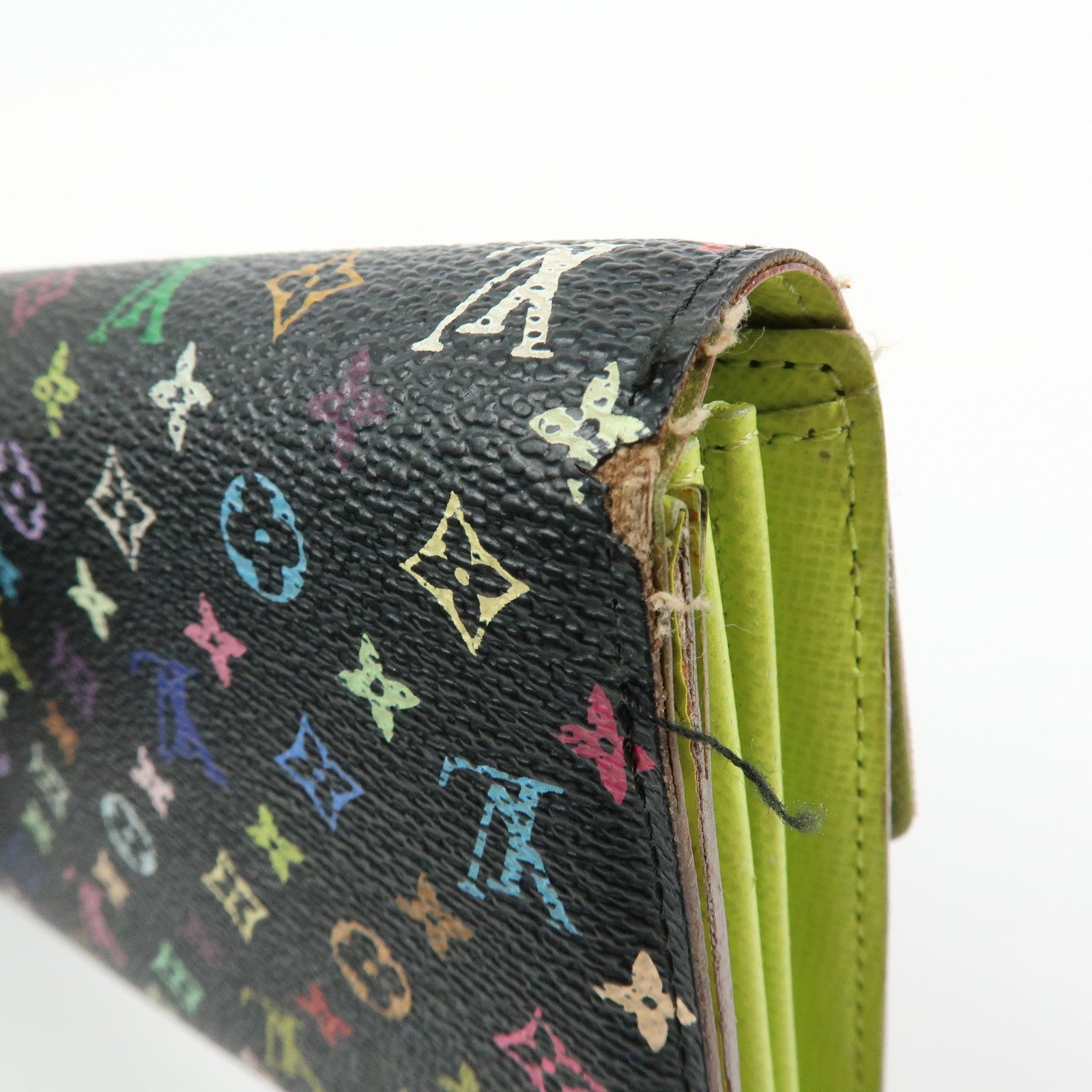 Louis Vuitton Monogram Multicolor Portefeuille Sarah Wallet M93748