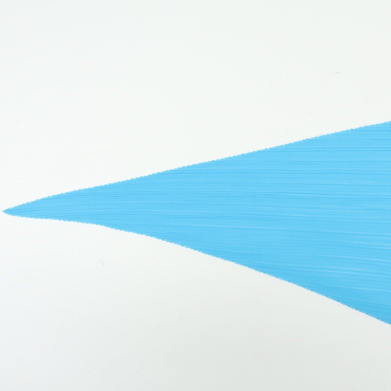 ISSEY MIYAKE PLeats Please Polyester Accordion Pleated Scarf Blue