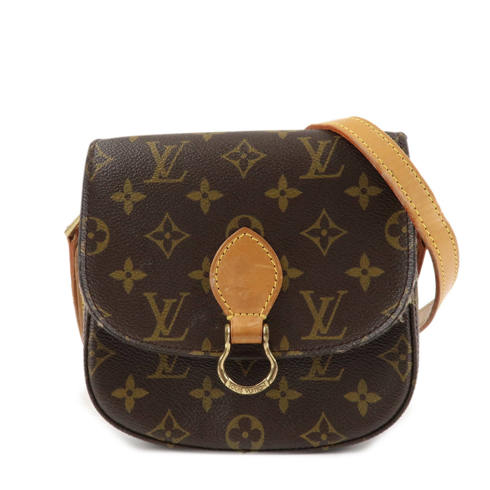 Louis Vuitton Monogram Mini Saint Cloud PM Shoulder Bag M51244 Used