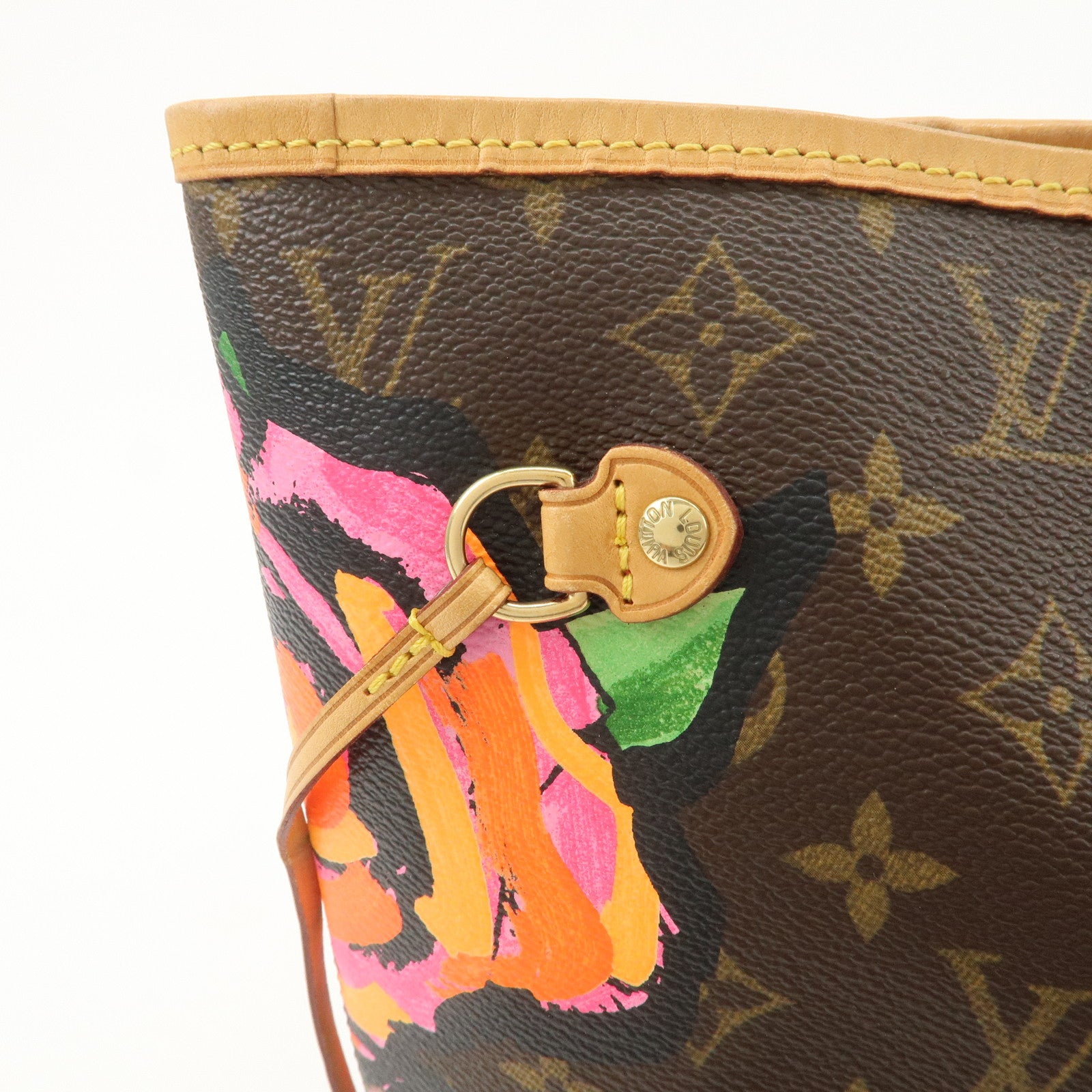 Louis Vuitton Monogram Rose Neverfull MM Tote Shoulder Bag M48613