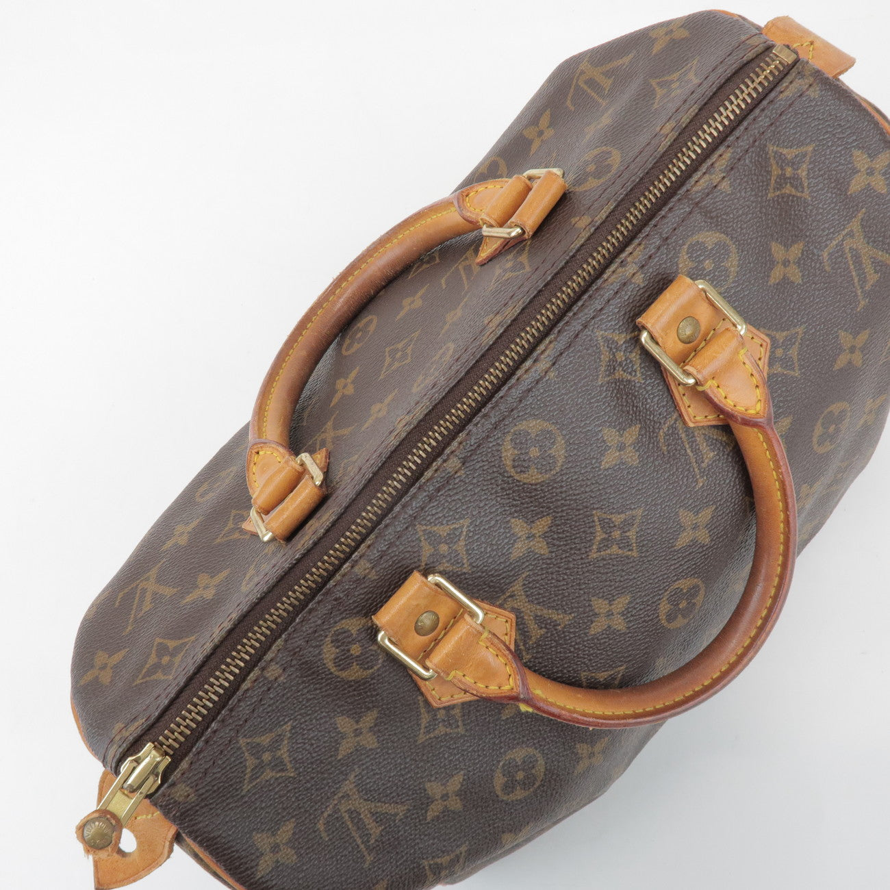 Louis Vuitton Monogram Speedy 30 Boston Bag Hand Bag Brown M41526