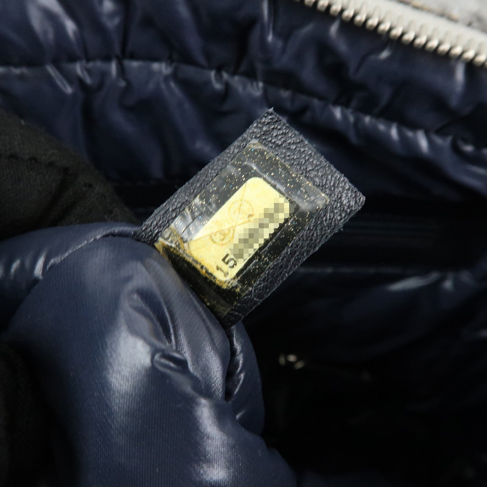 CHANEL Sports Matelasse PVC Coated Canvas Shoulder Bag Silver