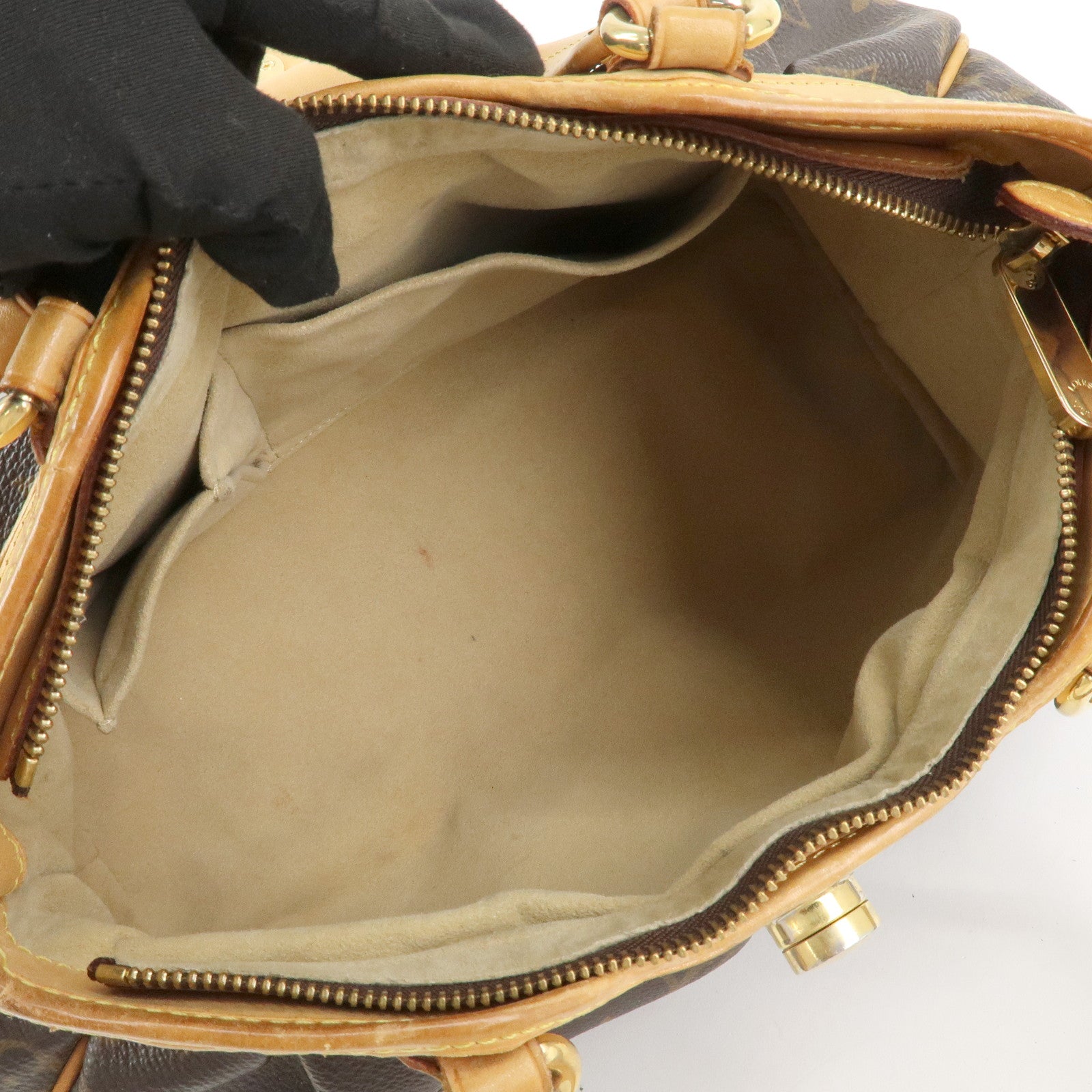 Louis Vuitton Monogram Poesie PM Hand Bag Brown M45715