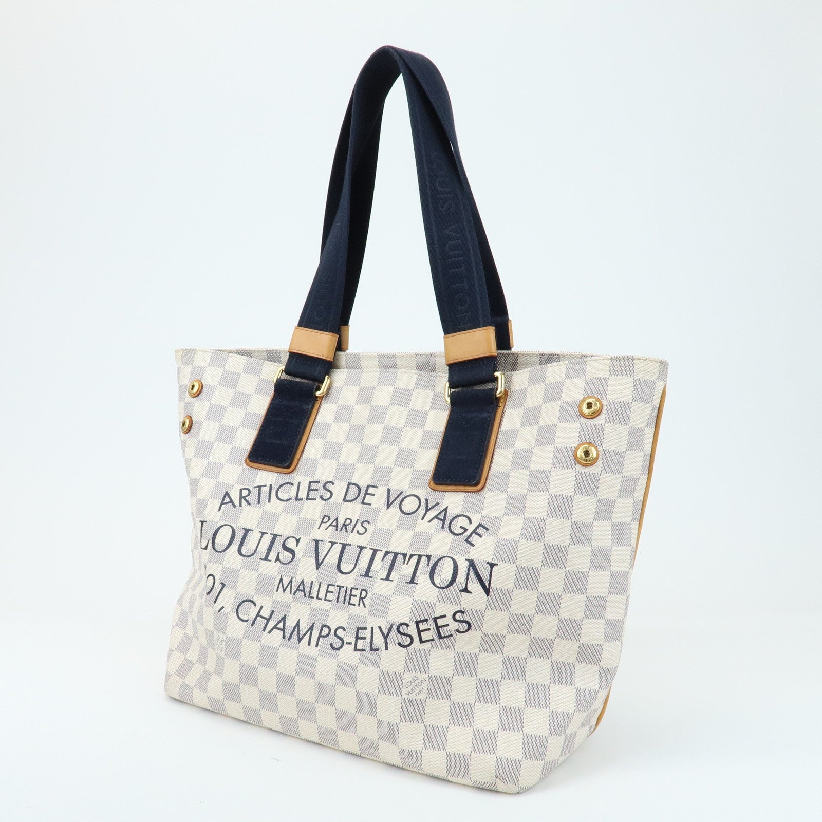 Louis Vuitton Damier Azur Planete Soleil Cabas PM Tote Bag N41179