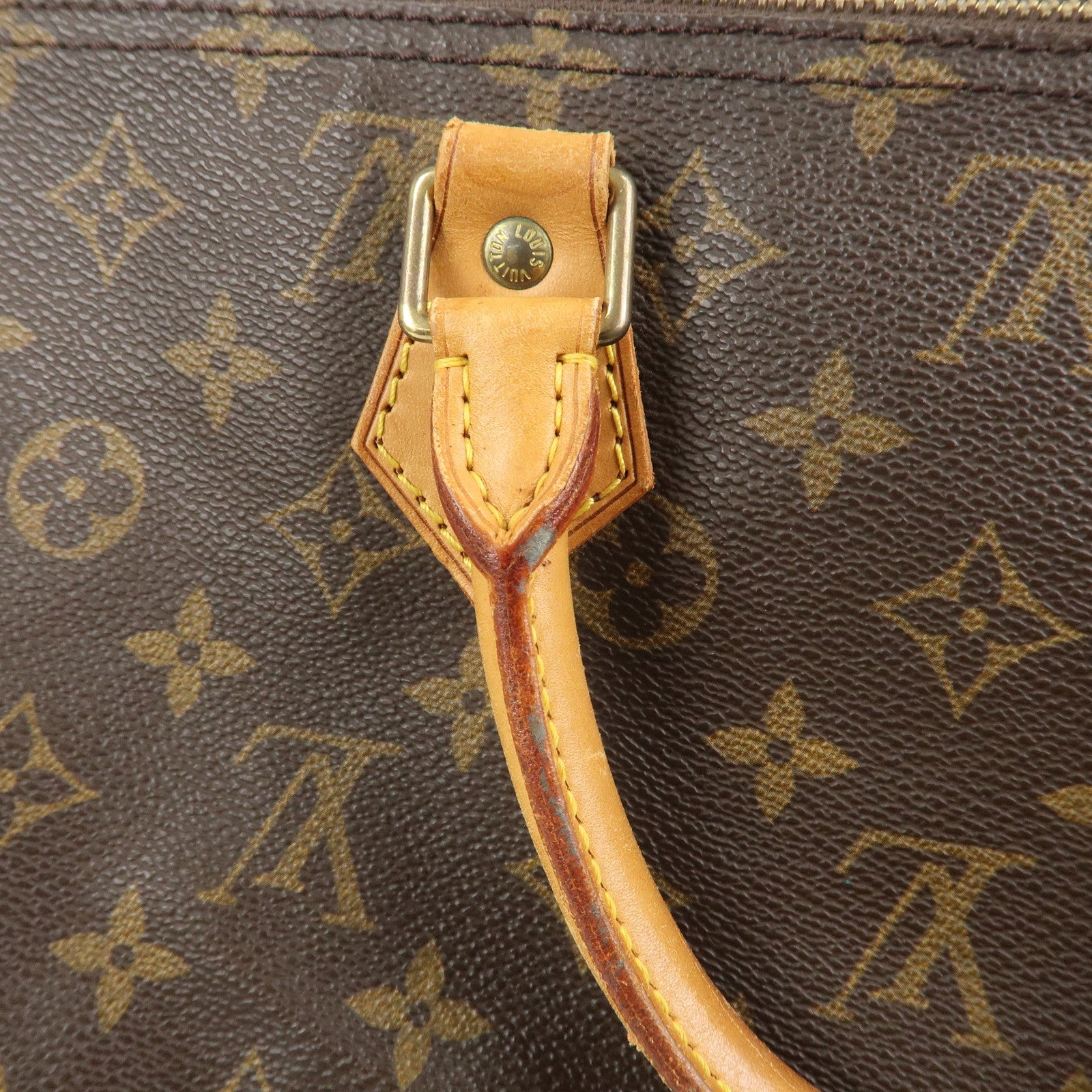 Louis Vuitton Monogram Speedy 40 Hand Bag Boston Bag Brown M41522