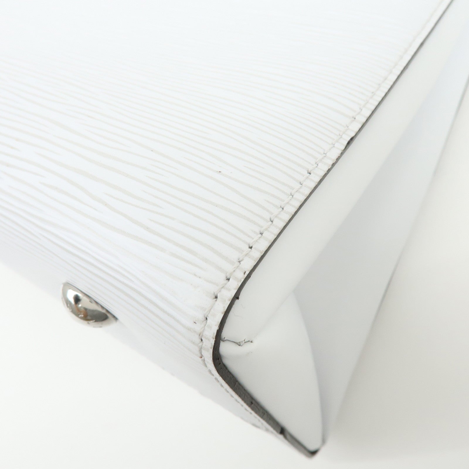 Louis Vuitton Epi Leather Grenelle MM 2Way Hand Bag White M53690