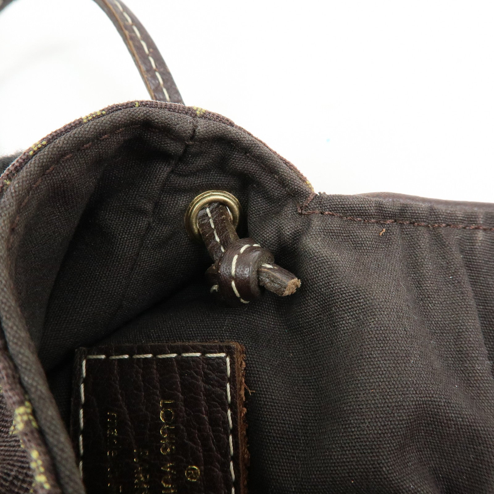 Louis Vuitton Monogram Mini Lin Pochette Cancun Ebene M95313