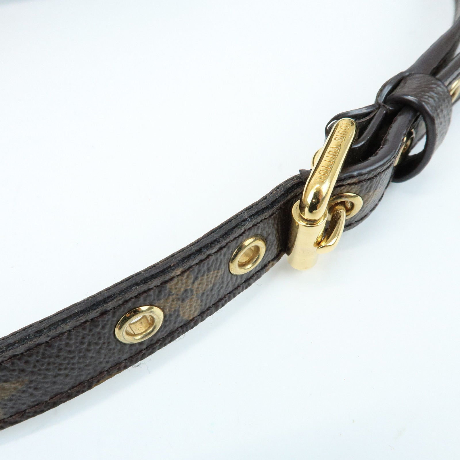 Louis Vuitton Monogram Pallas Hand Bag Shoulder Bag Avana M40907