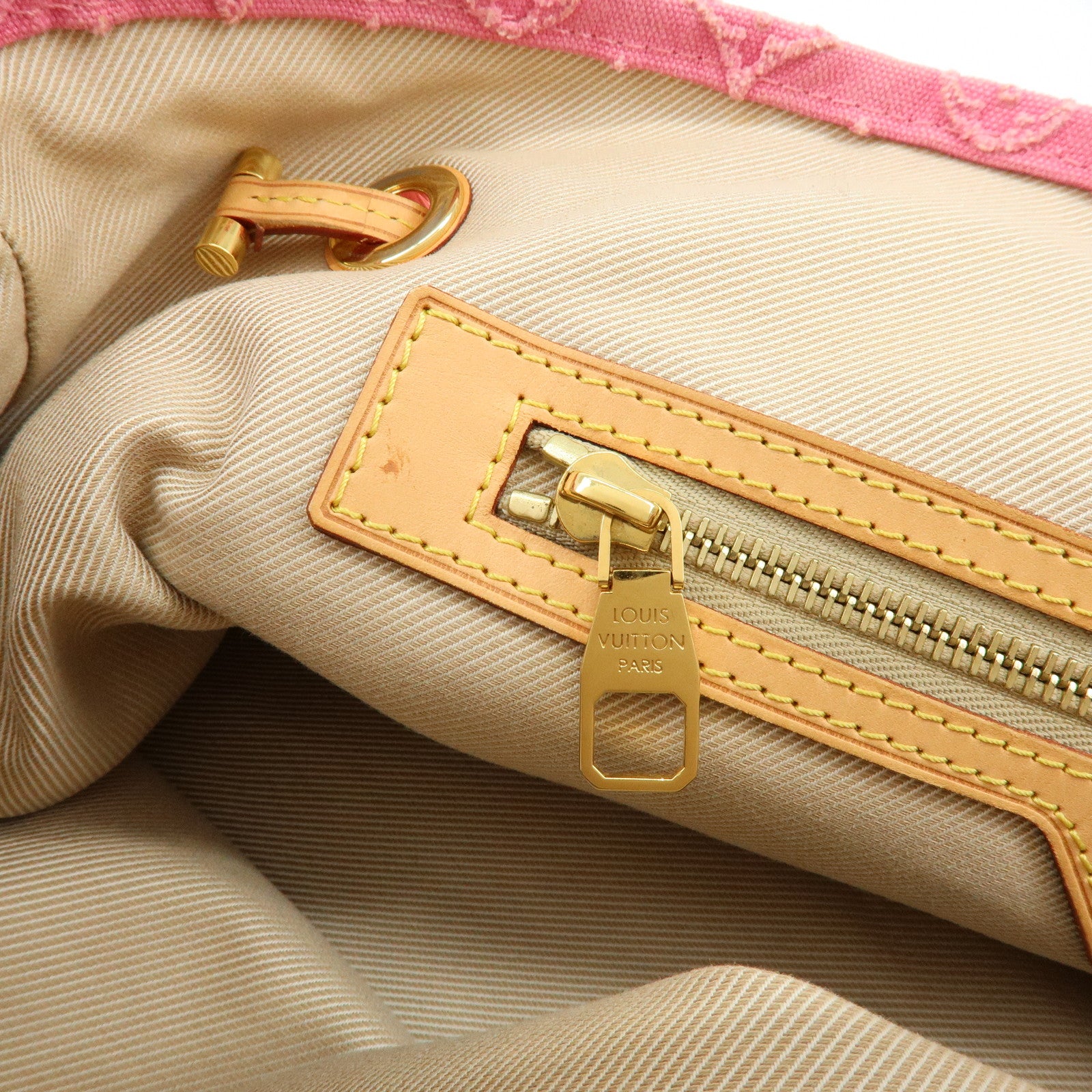 Louis Vuitton Monogram Stone Neverfull MM Tote Bag Rose M40834