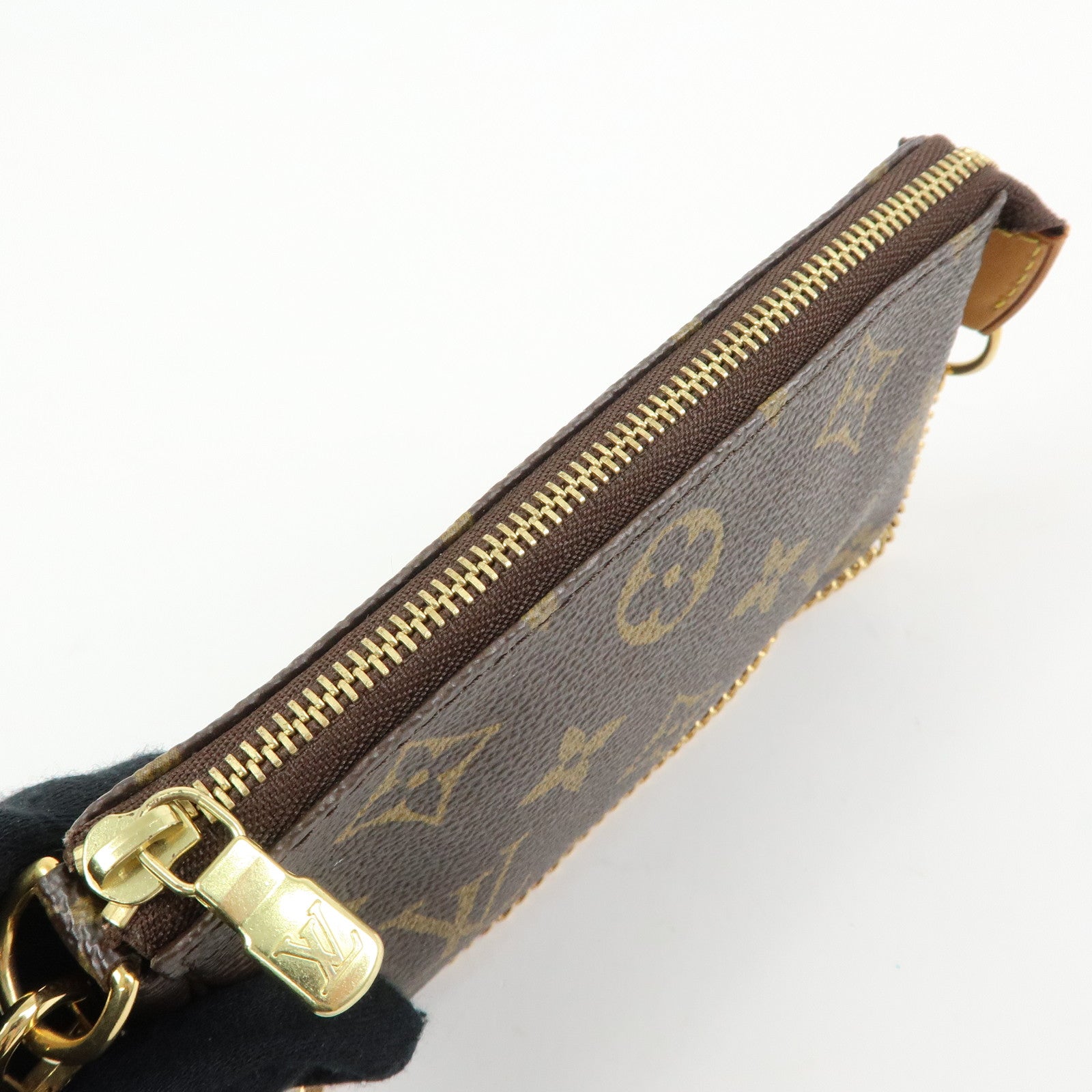 Louis Vuitton Monogram Mini Pochette Accessoires Hand Bag M58009